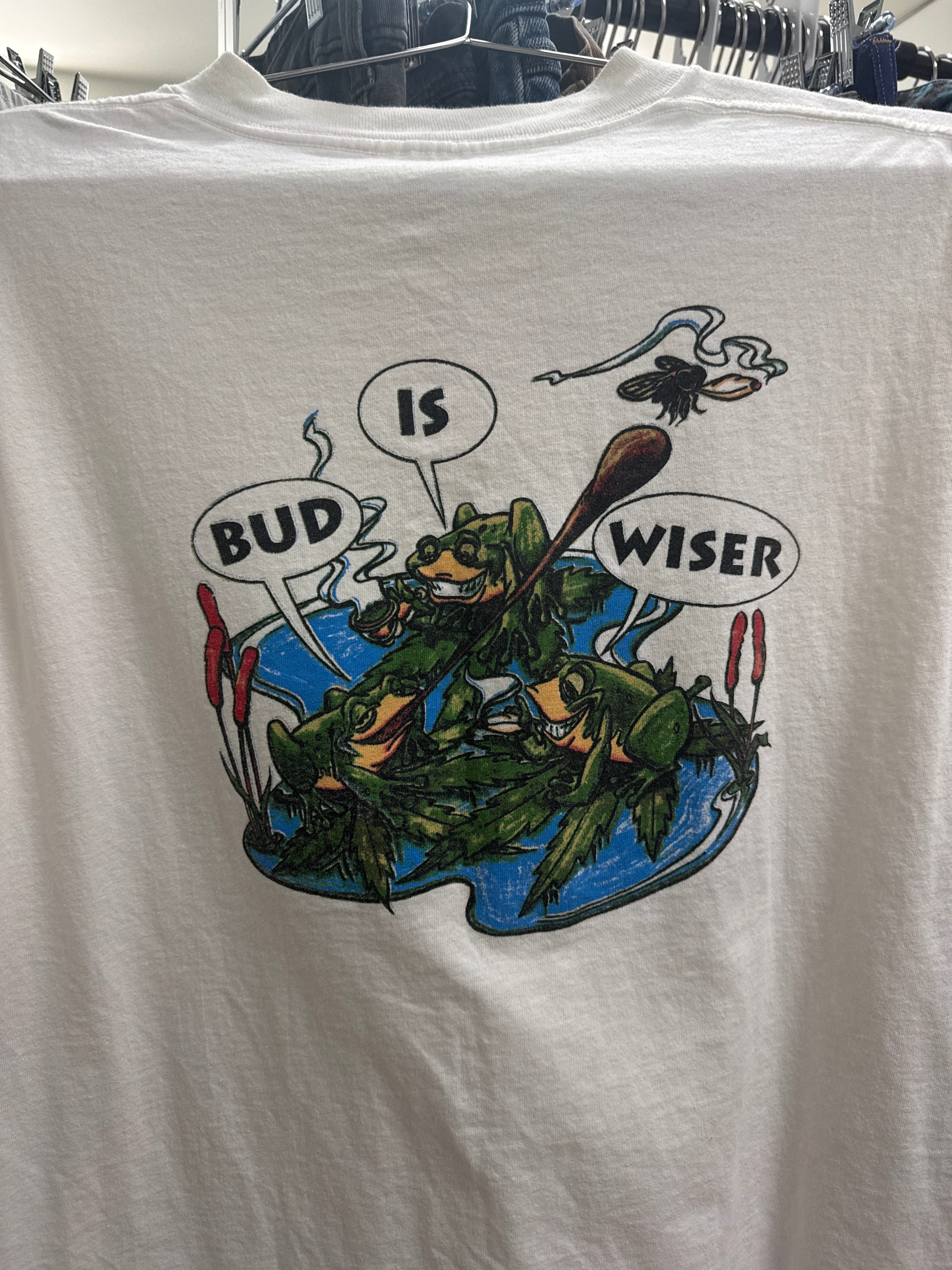 Venus Of The Desert Vtg Bud Is Wiser SS Graphic Tee available in Joshua Tree at JT Trading Post