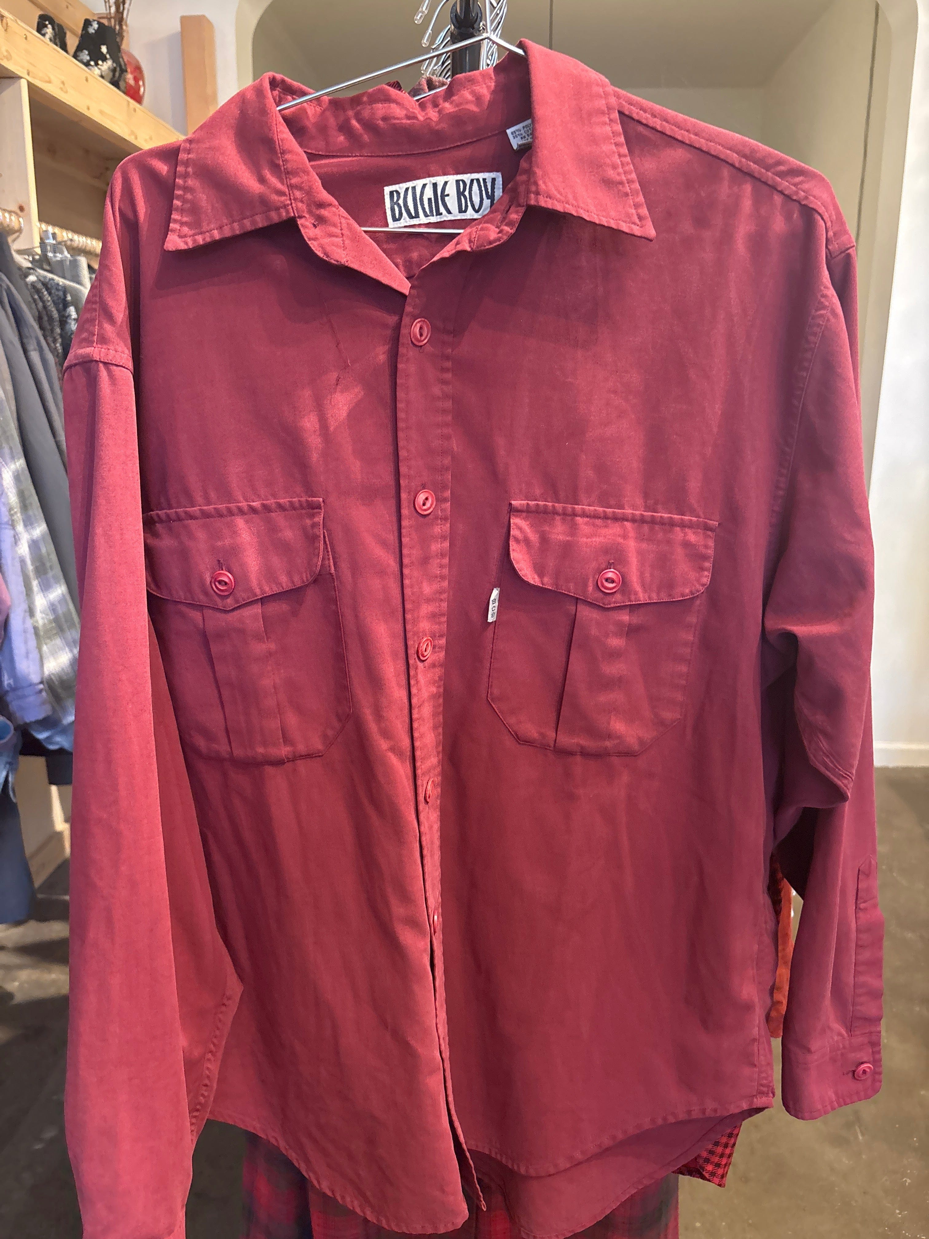 Venus Of The Desert Vtg Bugle Boy burg cargo shirt available in Joshua Tree at JT Trading Post