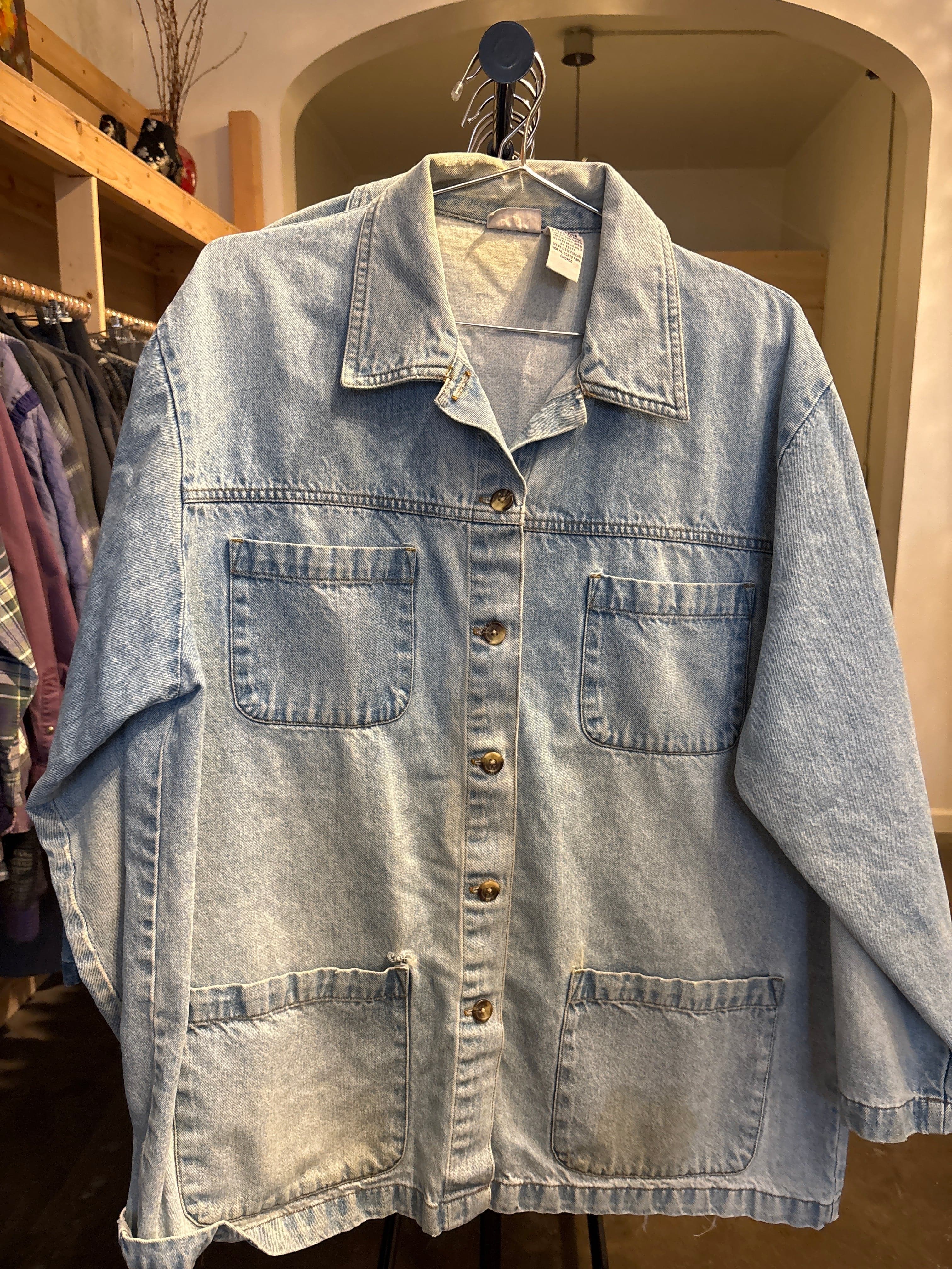 Venus Of The Desert Vtg Cabin Creek denim chore coat available in Joshua Tree at JT Trading Post