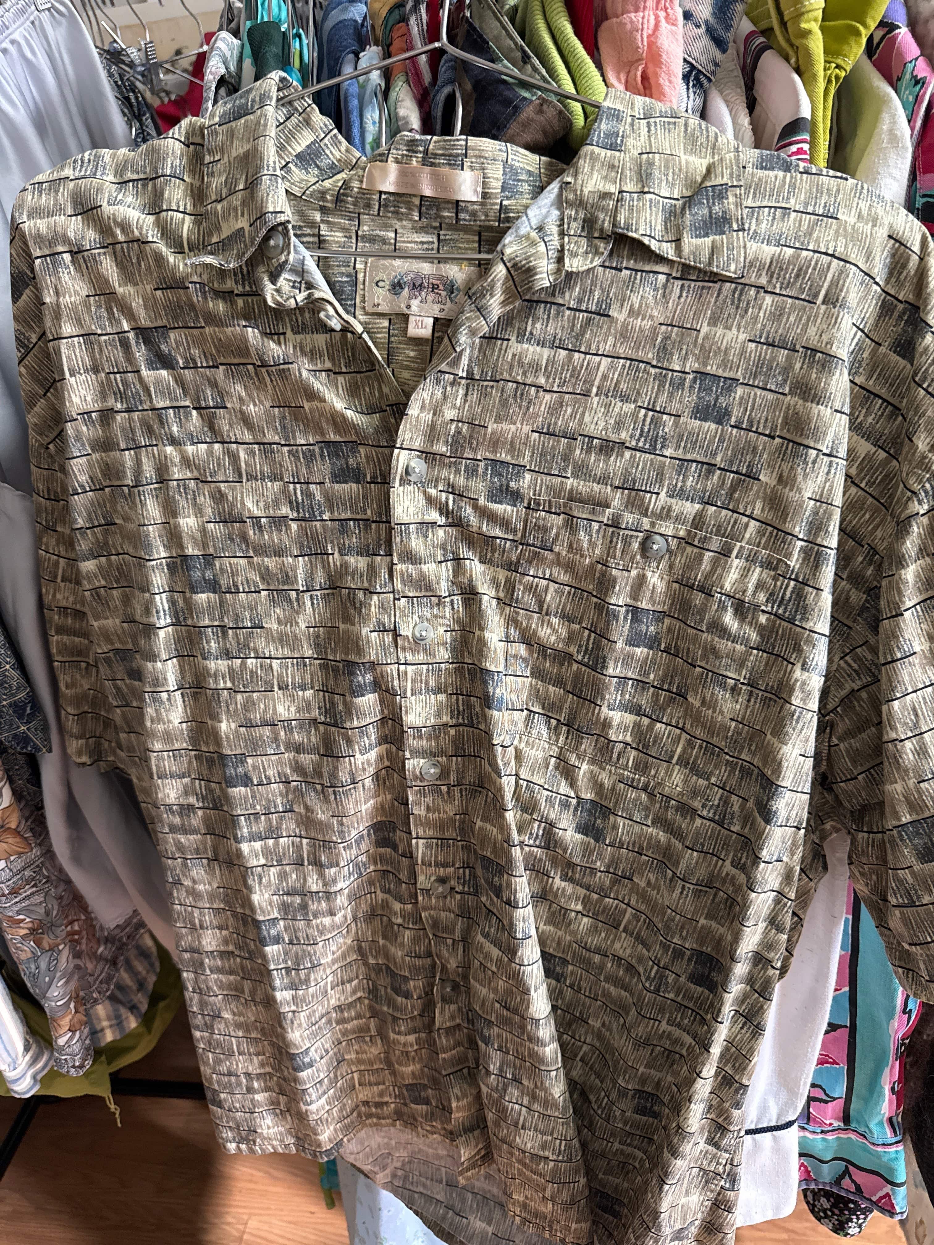 Venus Of The Desert VTG Campia Grn Cotton SS Shirt available in Joshua Tree at JT Trading Post