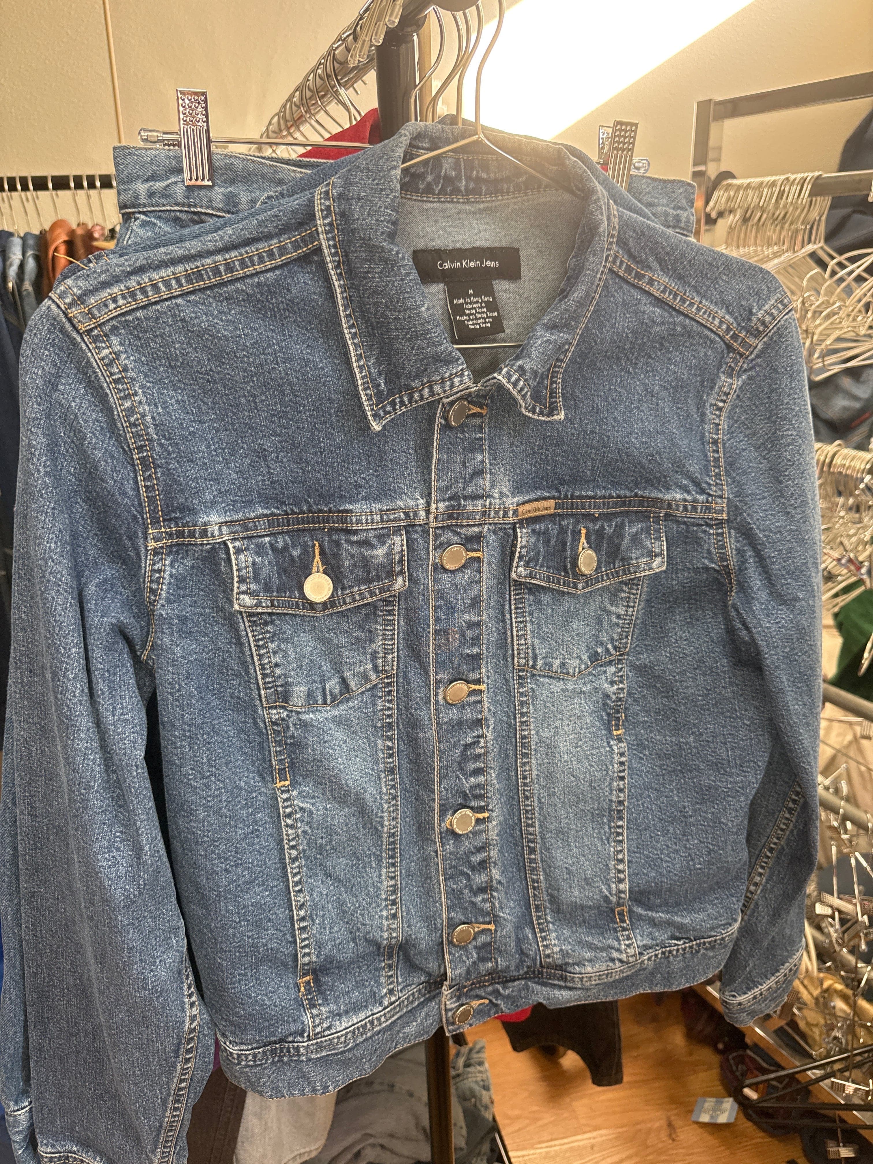 Venus Of The Desert VTG Clavin Klein Denim Jkt available in Joshua Tree at JT Trading Post