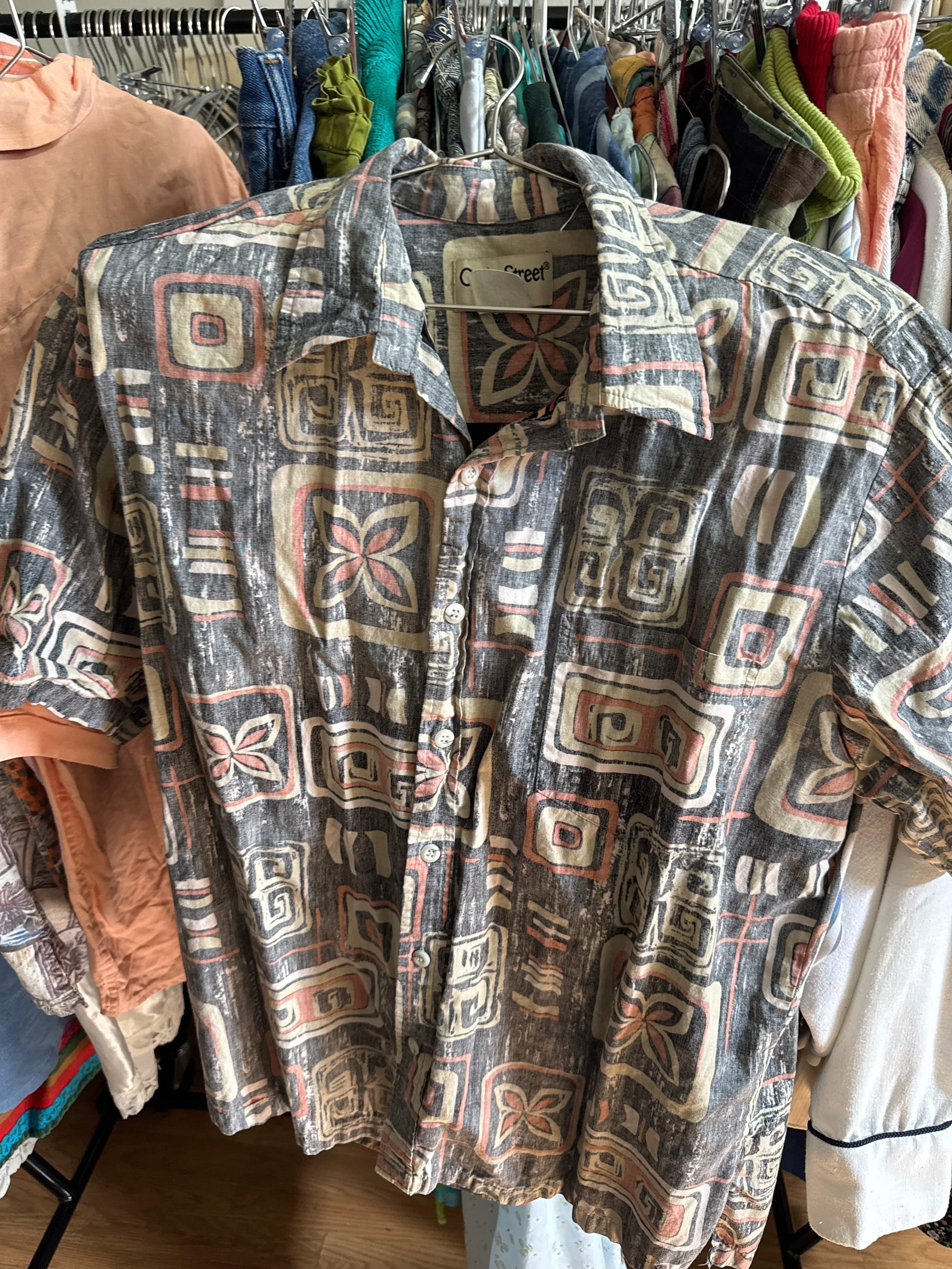 Venus Of The Desert VTG Cooke St Pattern SS Shirt available in Joshua Tree at JT Trading Post