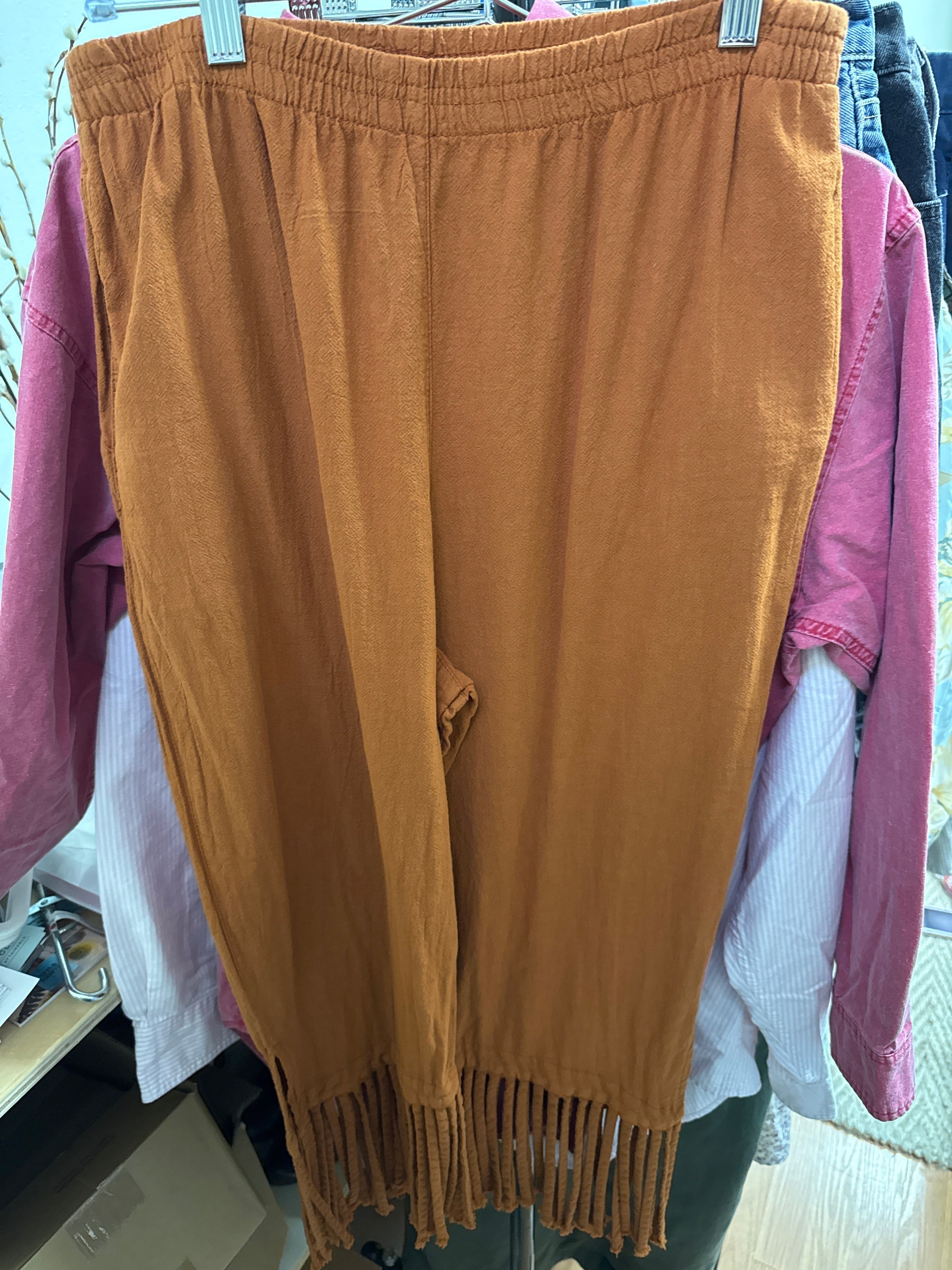 Venus Of The Desert VTG Cotton Fringe Boho Pant available in Joshua Tree at JT Trading Post