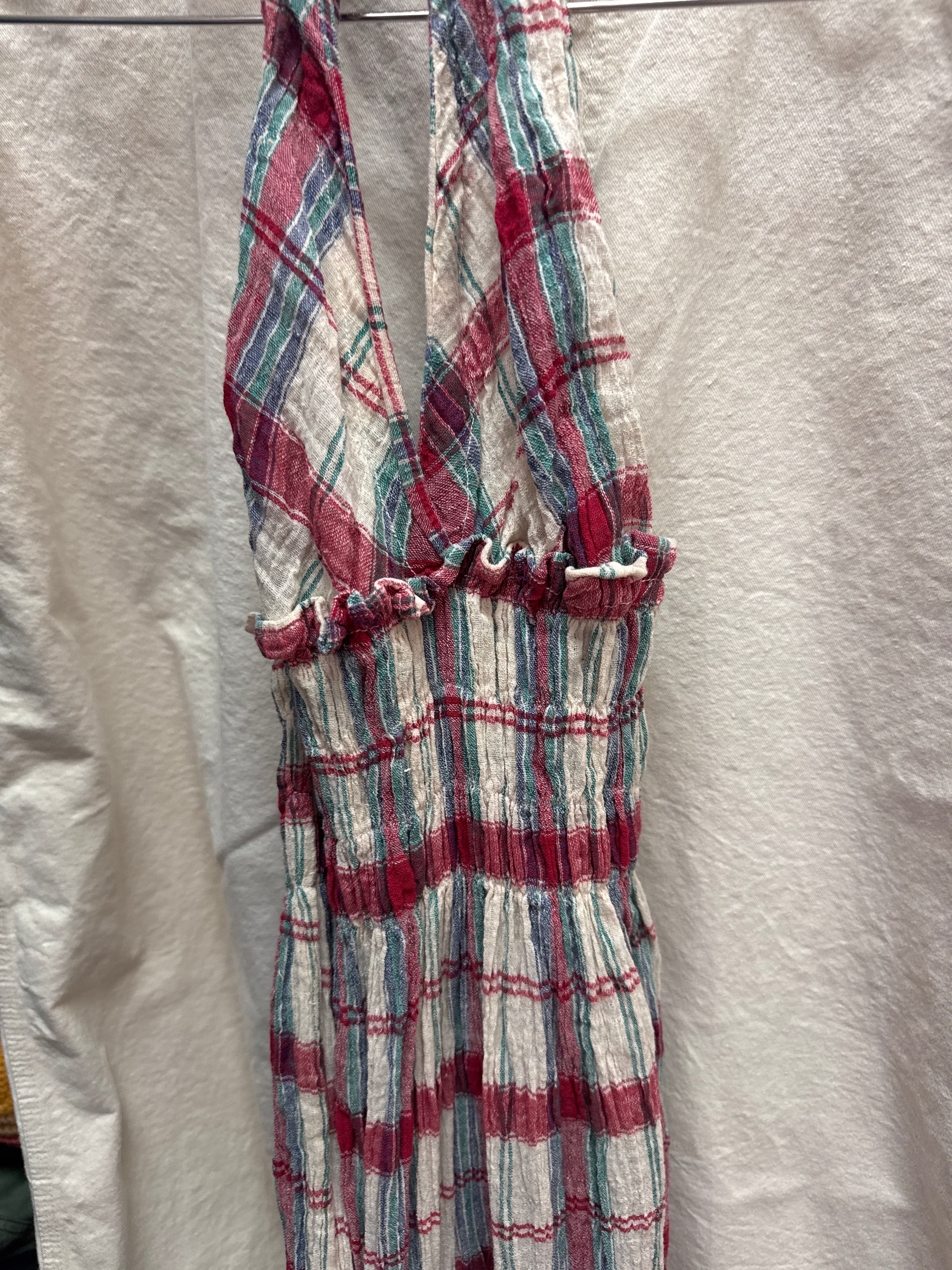Venus Of The Desert Vtg Cotton Gauze Halter Maxi Dress available in Joshua Tree at JT Trading Post