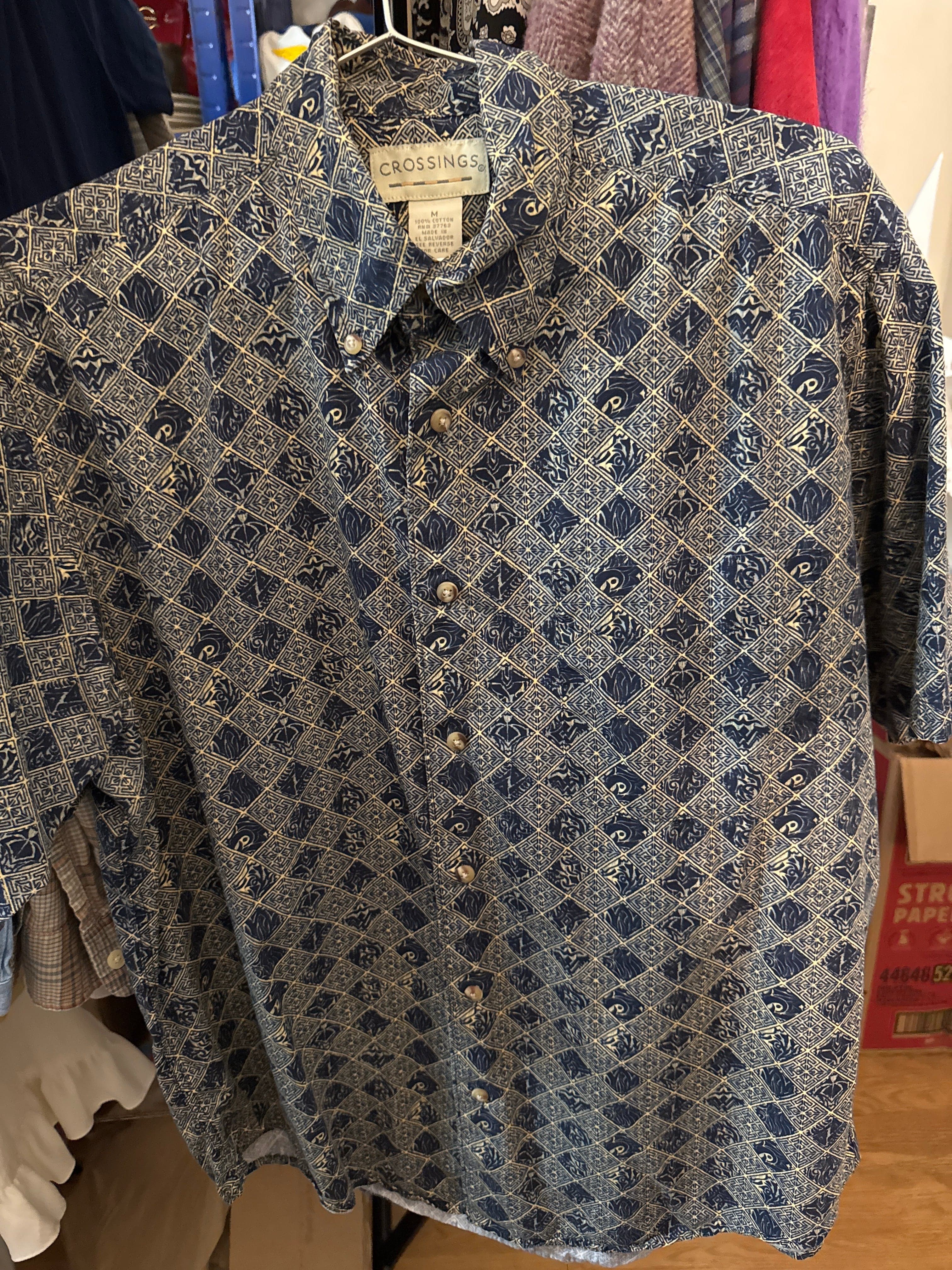 Venus Of The Desert VTG Crossings Pattern Cotton SS available in Joshua Tree at JT Trading Post