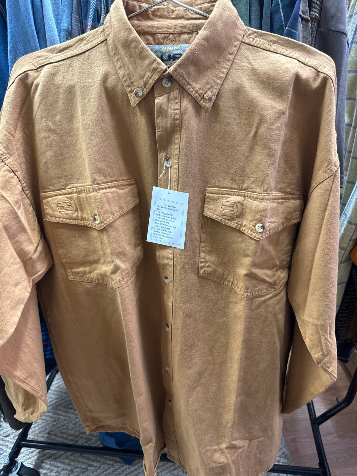 Venus Of The Desert VTG Deadstock Up Time Ochre LS available in Joshua Tree at JT Trading Post