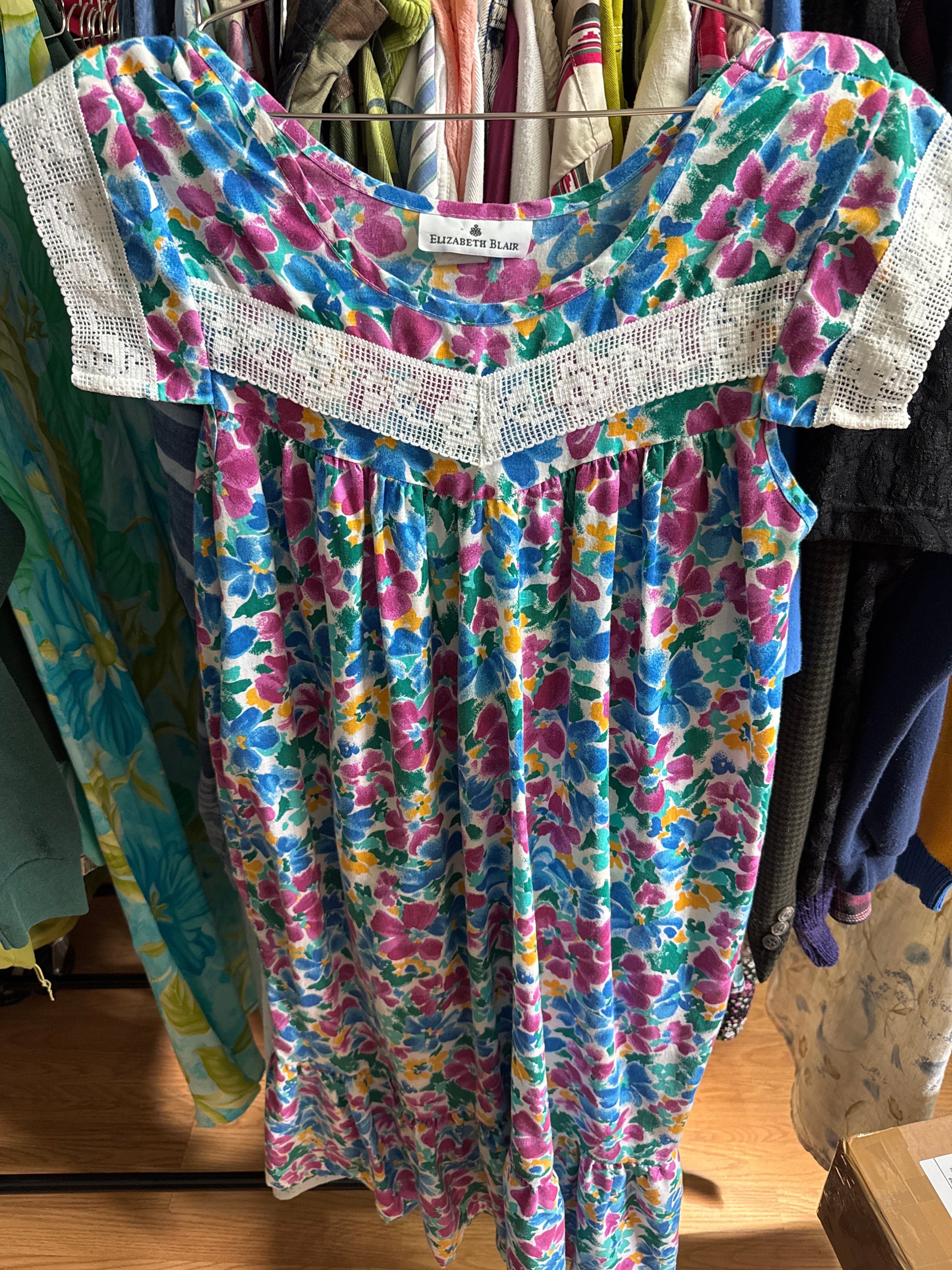 Venus Of The Desert VTG Elizabeth Blair Floral Dress available in Joshua Tree at JT Trading Post