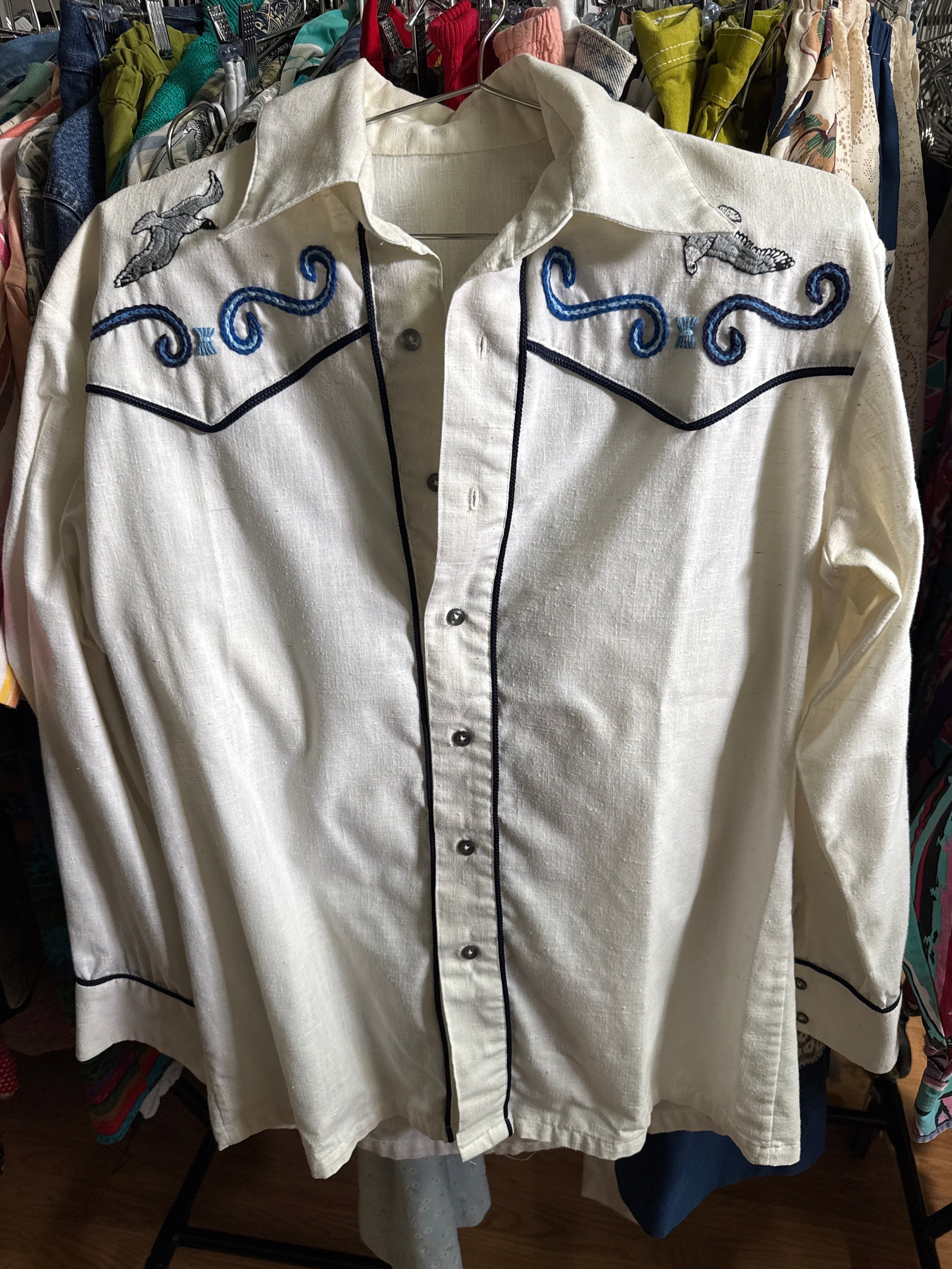Venus Of The Desert VTG Embroidered Western Shirt available in Joshua Tree at JT Trading Post