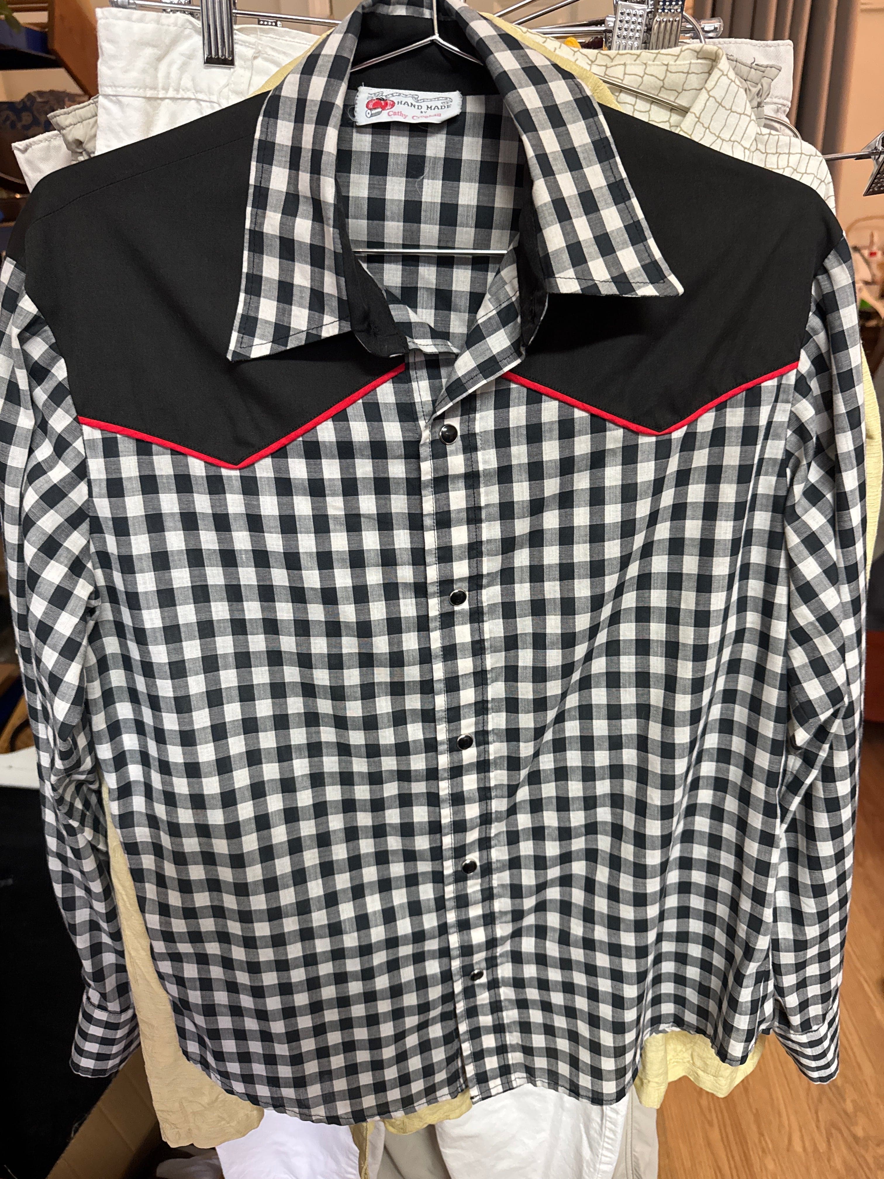 Venus Of The Desert VTG Handmade Blk Gingham Snaps available in Joshua Tree at JT Trading Post