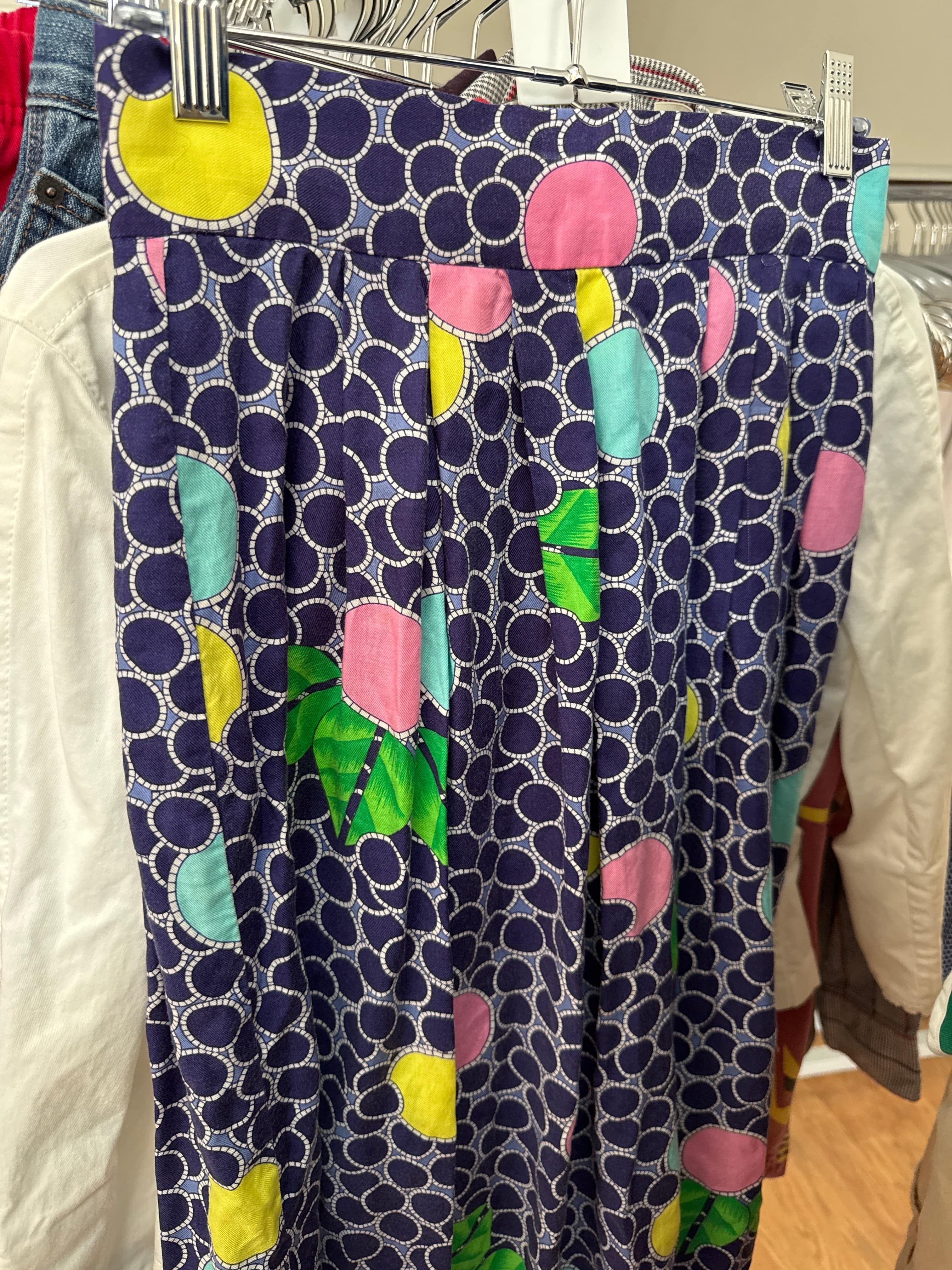 Venus Of The Desert Vtg Handmade Purple Pattern Skirt available in Joshua Tree at JT Trading Post