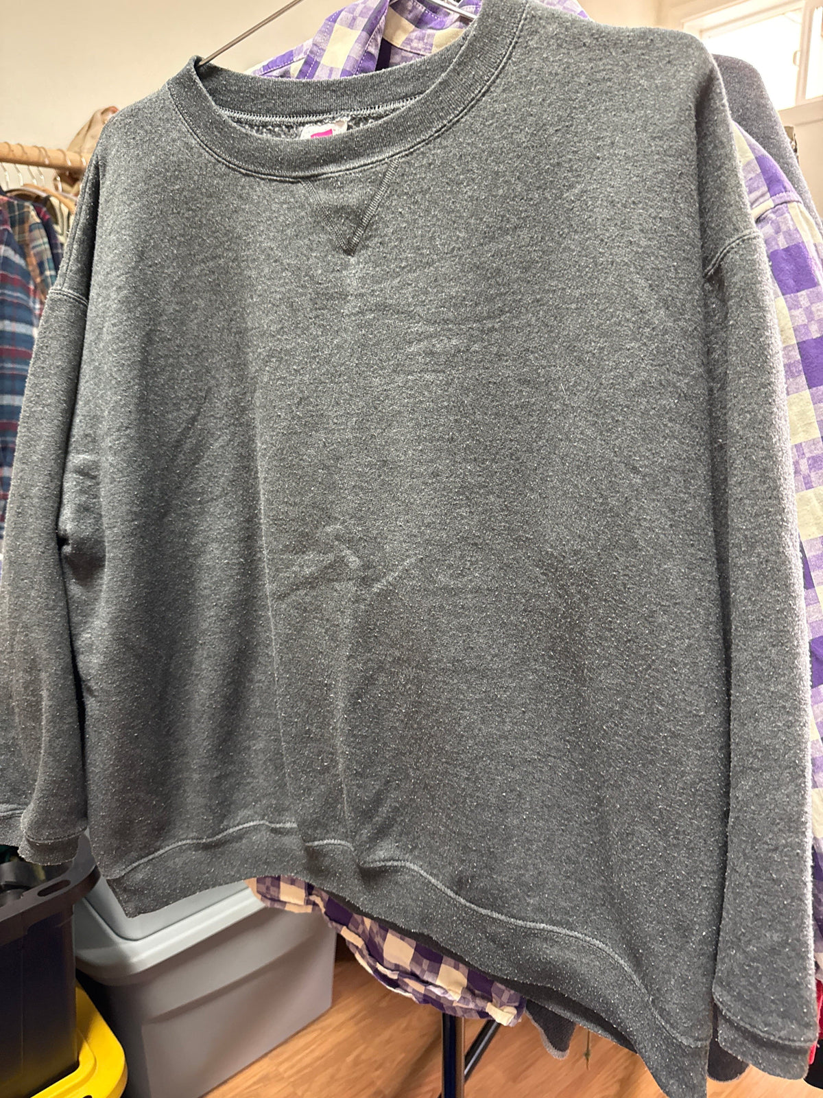 VTG Hanes Grey Boxy Sweatshirt