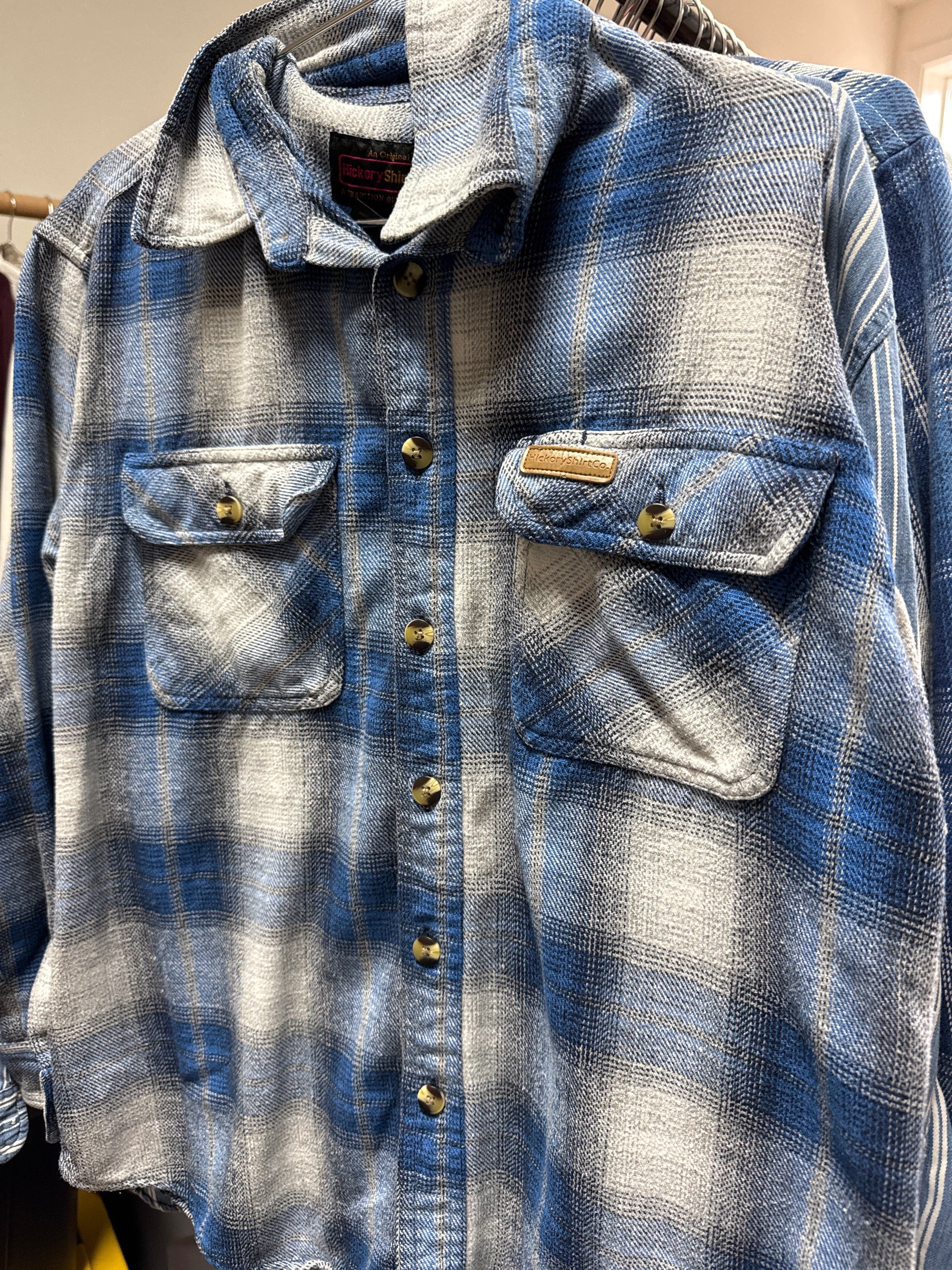 Venus Of The Desert VTG Hickory Blue Cotton Flannel available in Joshua Tree at JT Trading Post