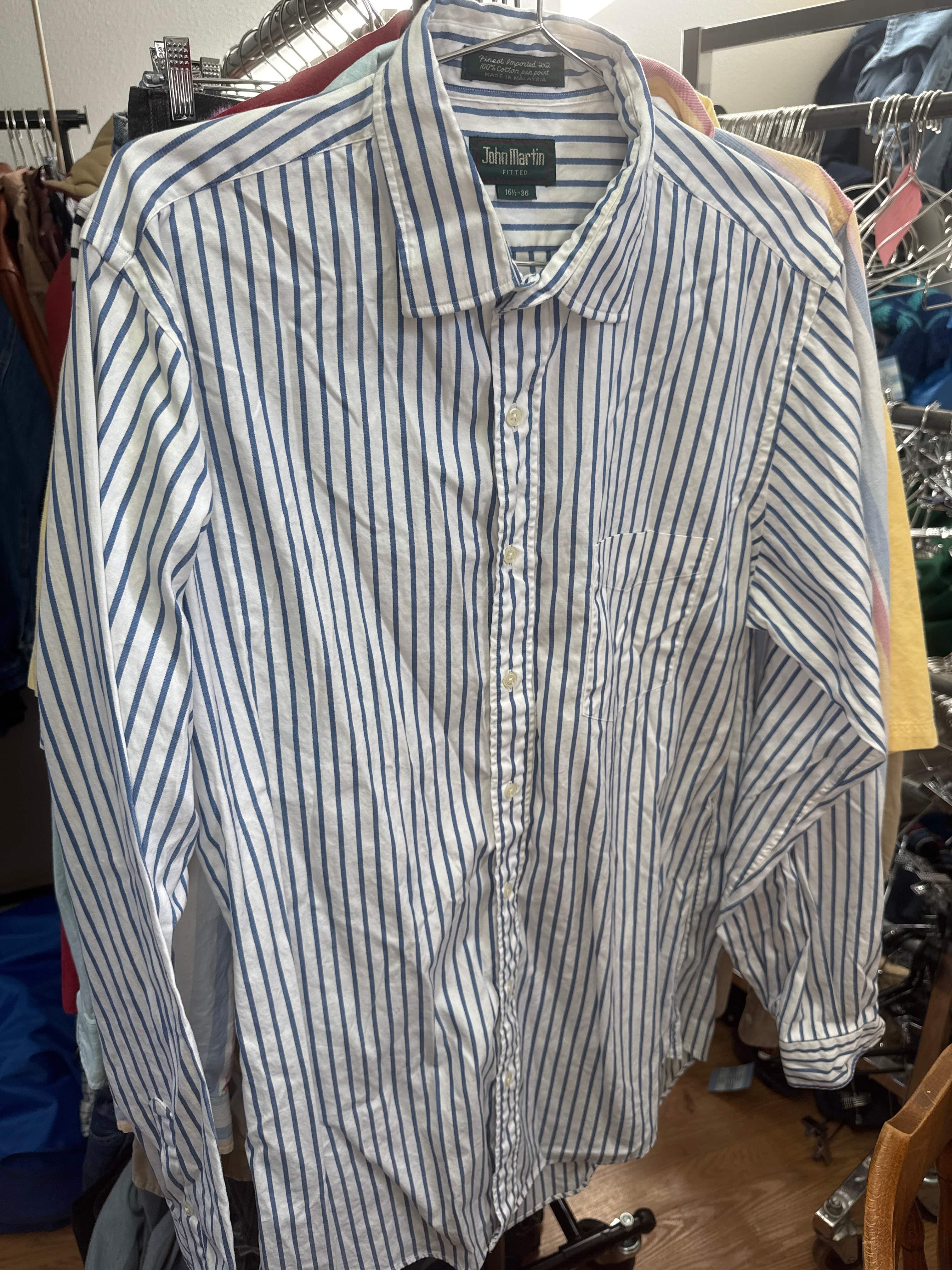 Venus Of The Desert VTG John Martin Stripe Button Up available in Joshua Tree at JT Trading Post
