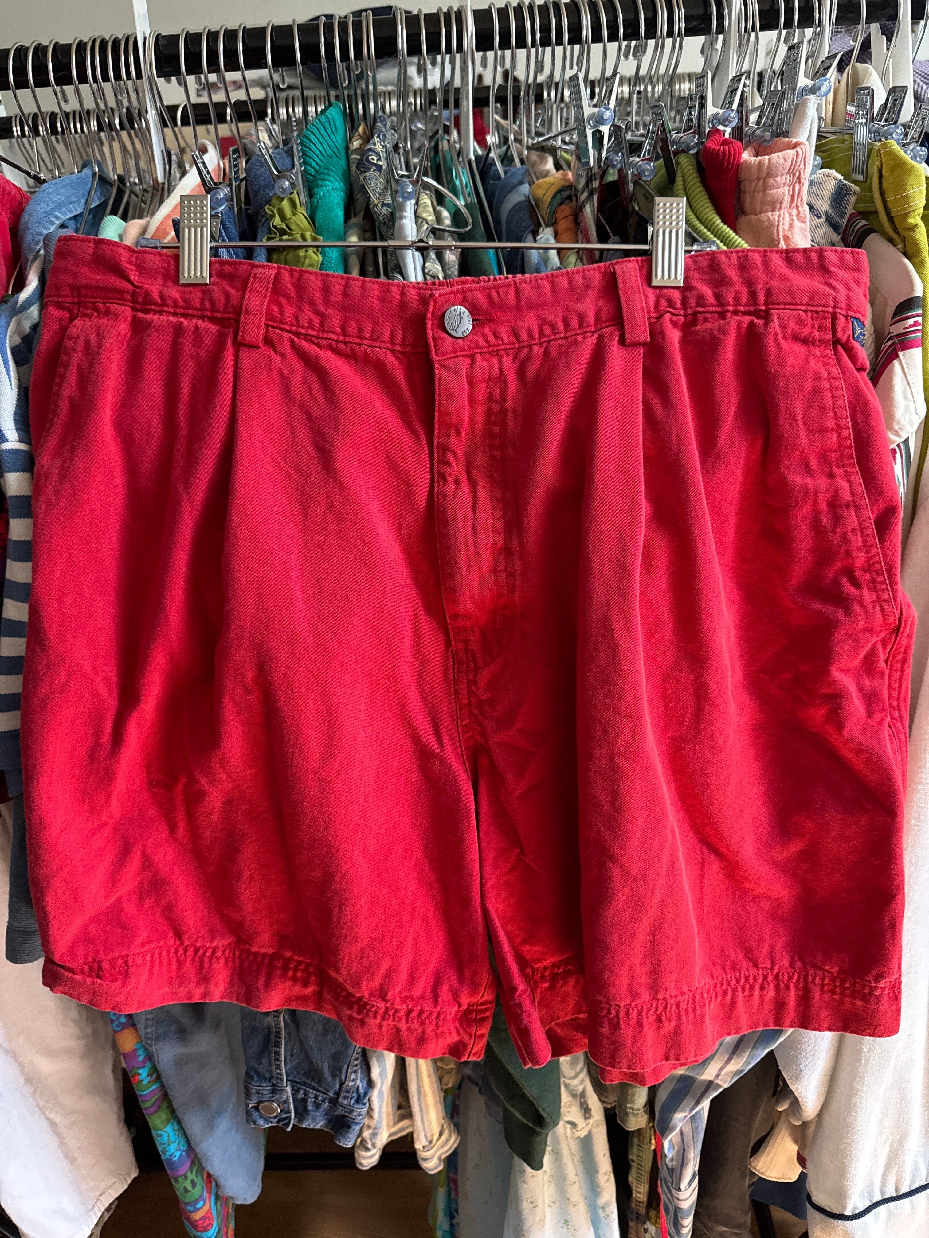 Venus Of The Desert VTG Kahala Red Cotton Shorts available in Joshua Tree at JT Trading Post