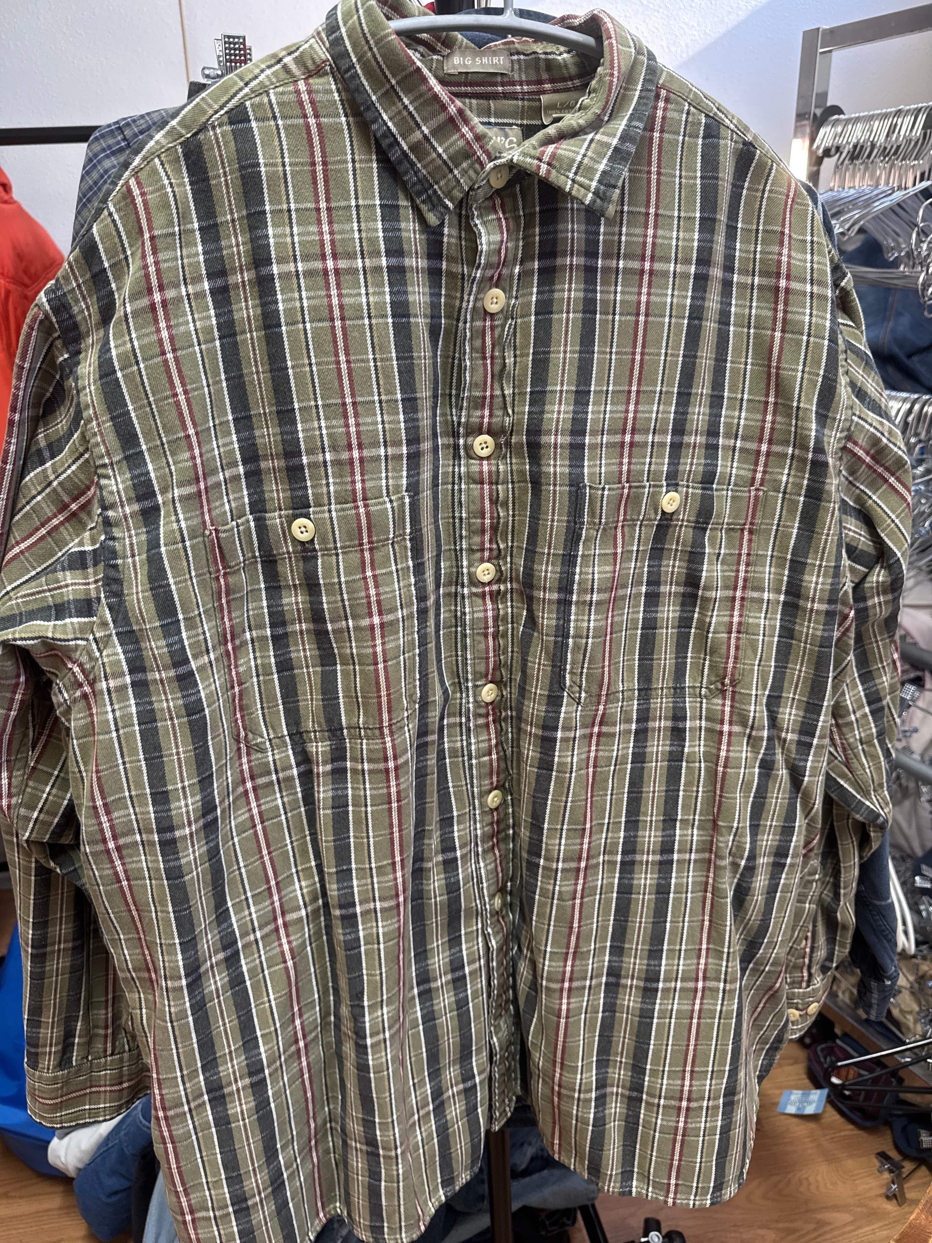 Venus Of The Desert VTG Khakis Grn Cotton Flannel available in Joshua Tree at JT Trading Post