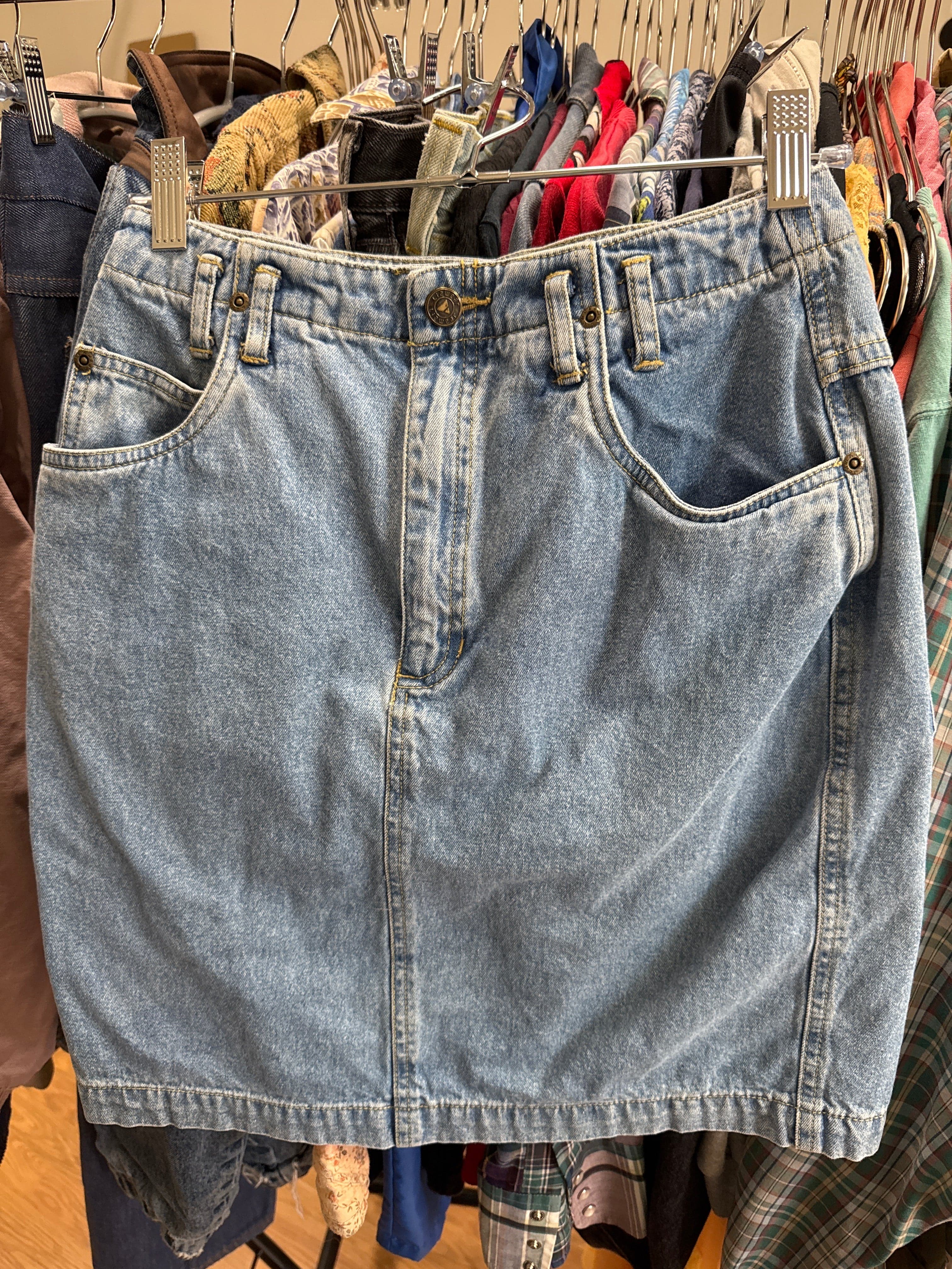 Venus Of The Desert Vtg Liz Denim Skirt available in Joshua Tree at JT Trading Post