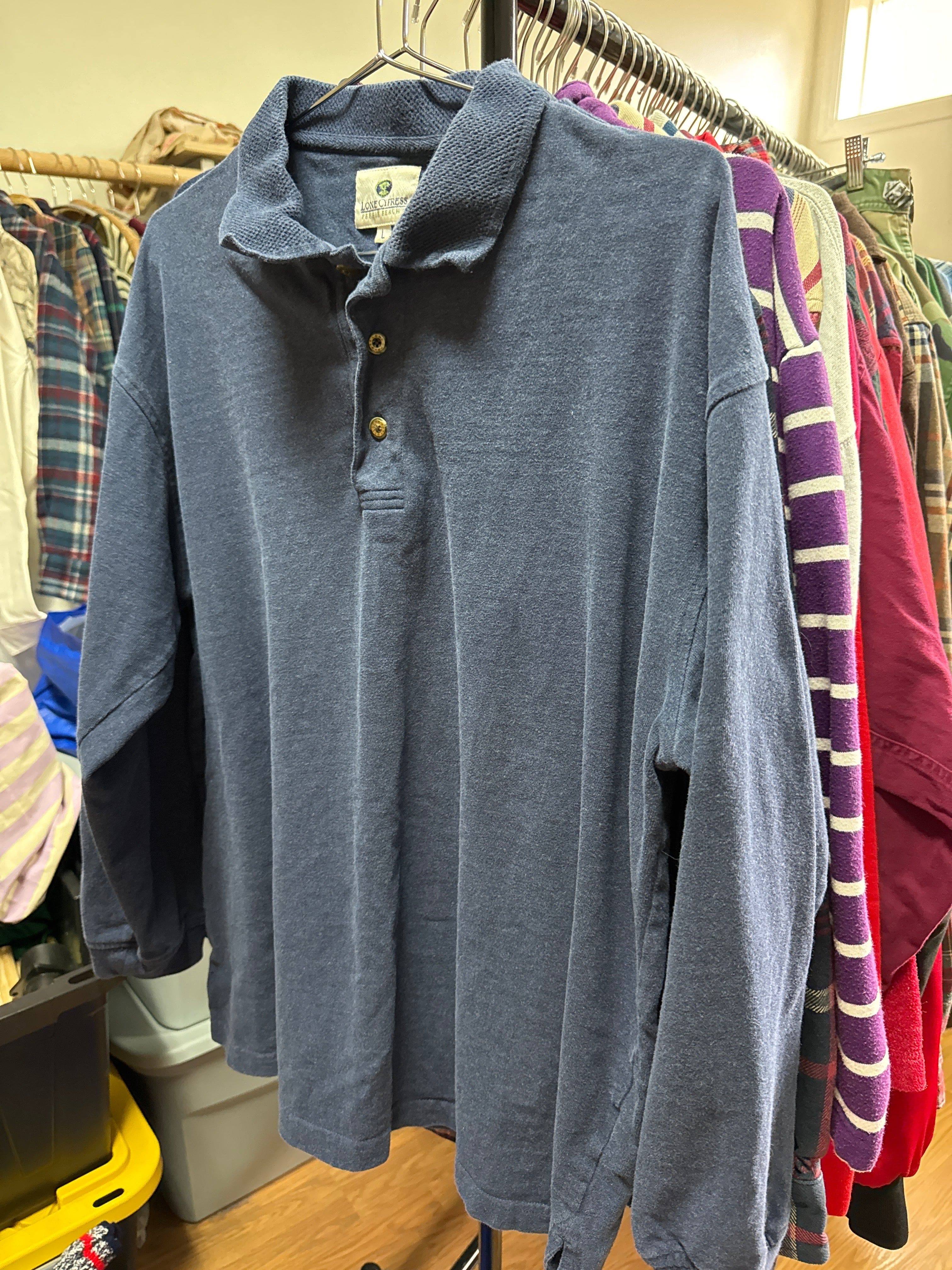 Venus Of The Desert VTG Lone Cypress Navy Pullover available in Joshua Tree at JT Trading Post