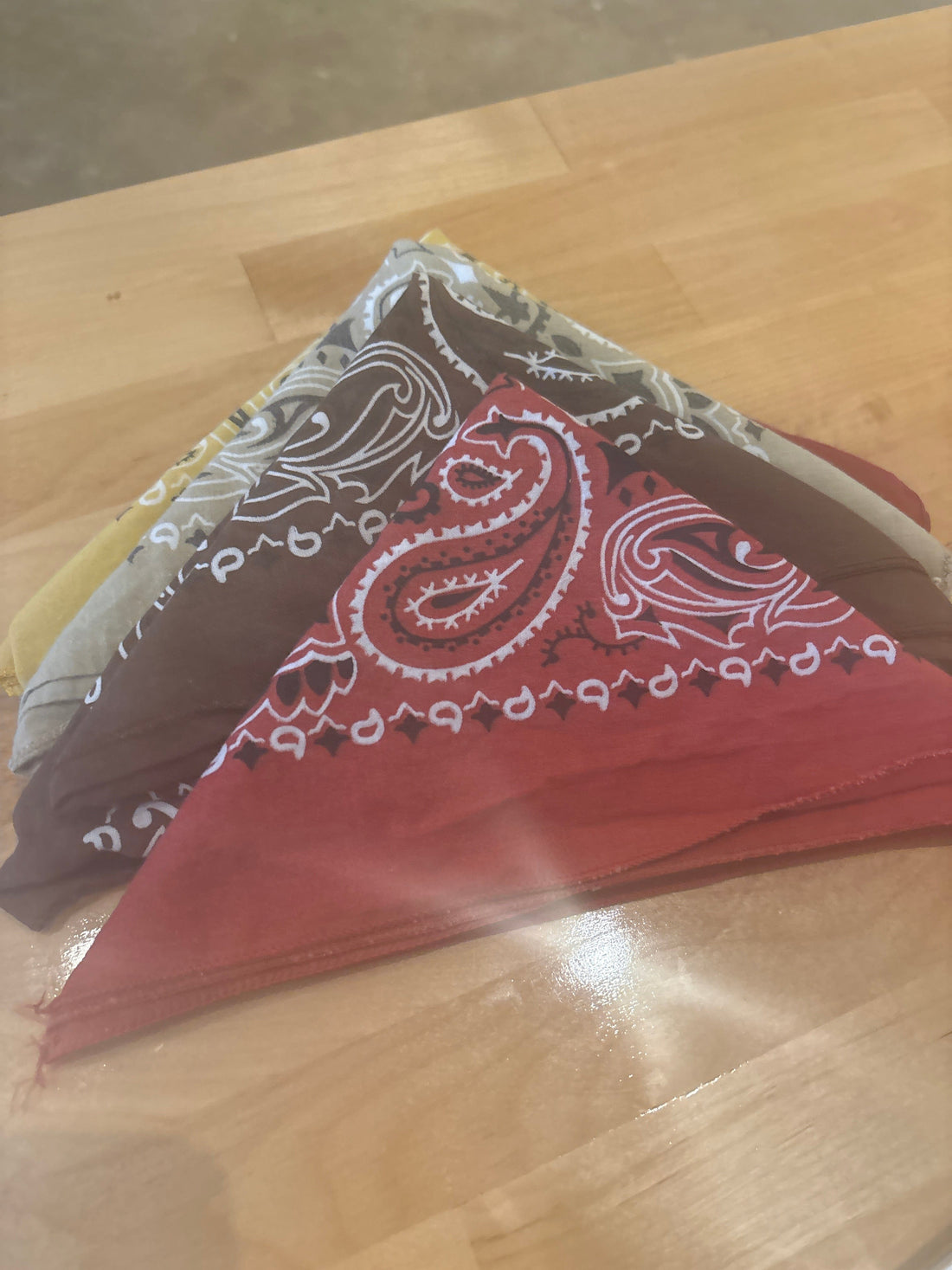 Vtg made in USA cotton bandana