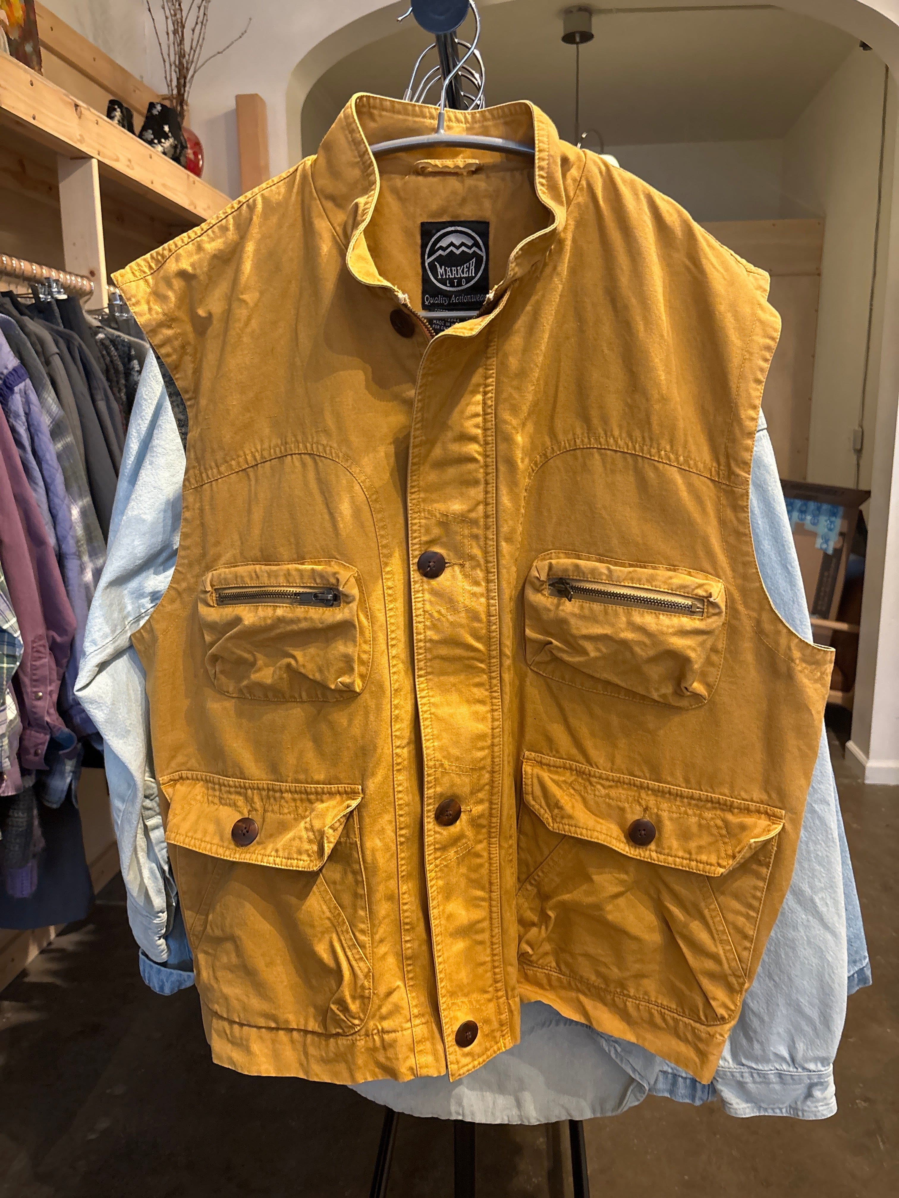 Venus Of The Desert Vtg Marker multi pocket vest available in Joshua Tree at JT Trading Post