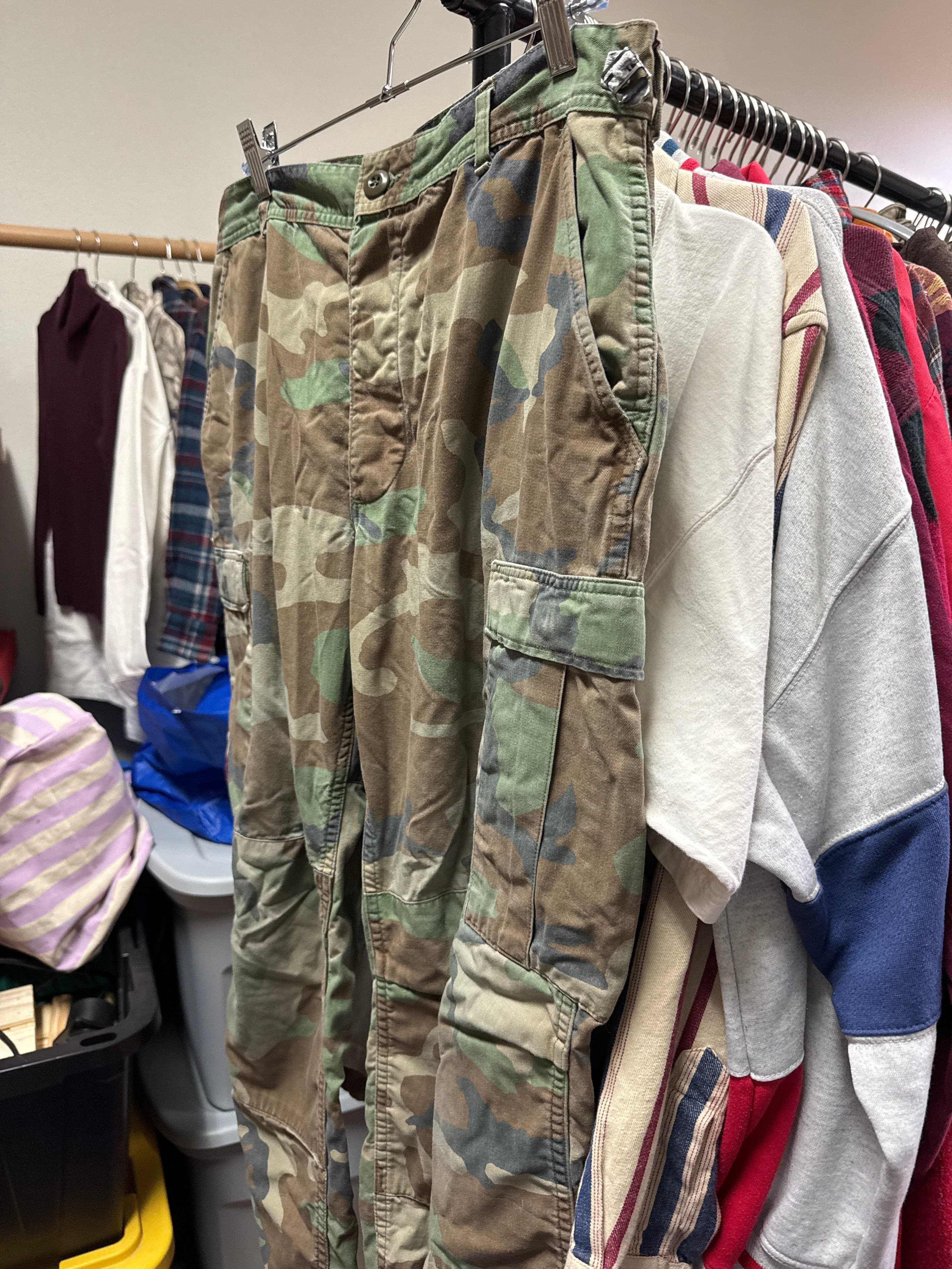 Venus Of The Desert VTG Military Camo Cargo Pants available in Joshua Tree at JT Trading Post