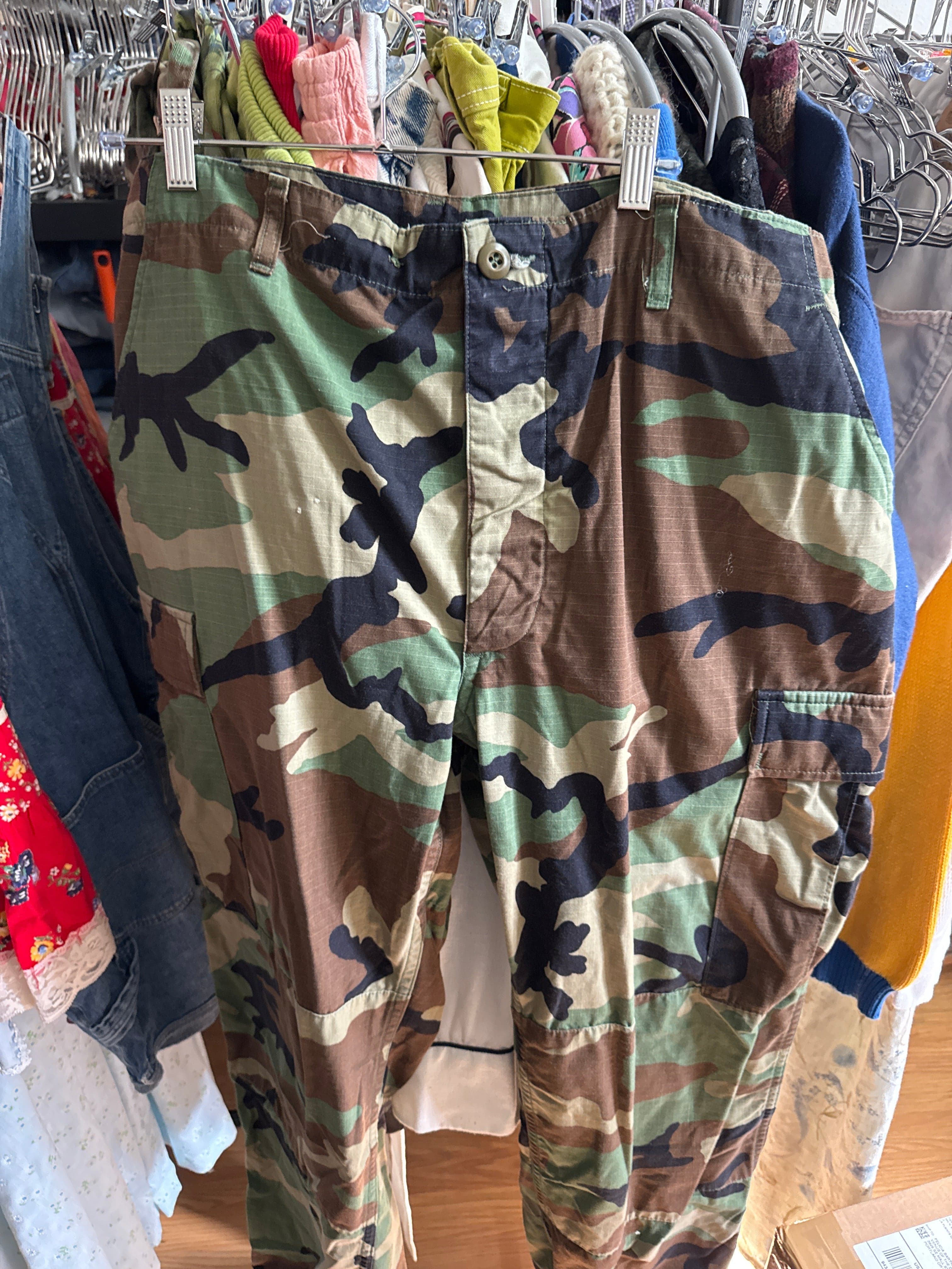 Venus Of The Desert VTG Military Camo Cargos available in Joshua Tree at JT Trading Post