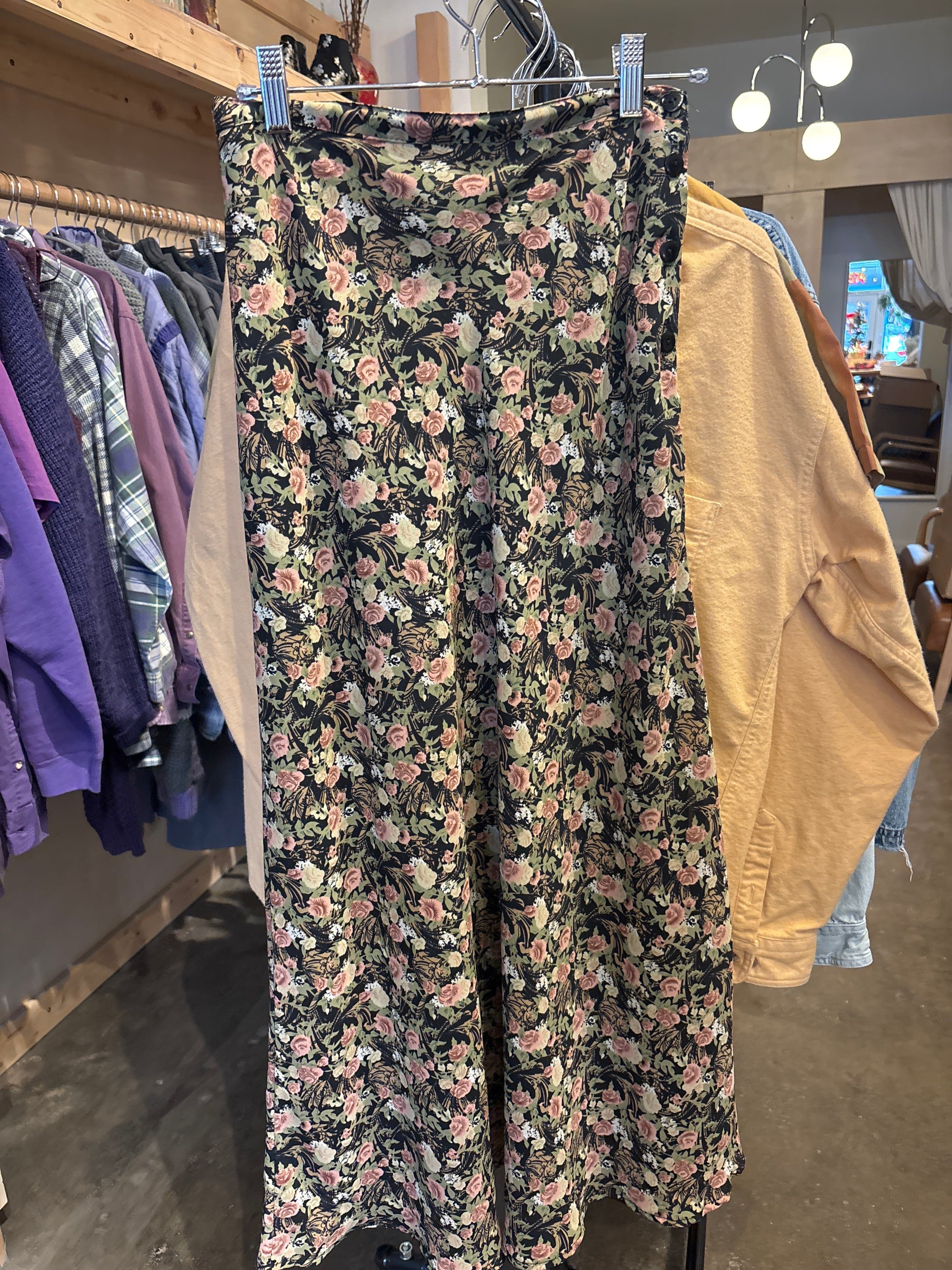 Venus Of The Desert Vtg Pat jones floral maxi skirt available in Joshua Tree at JT Trading Post