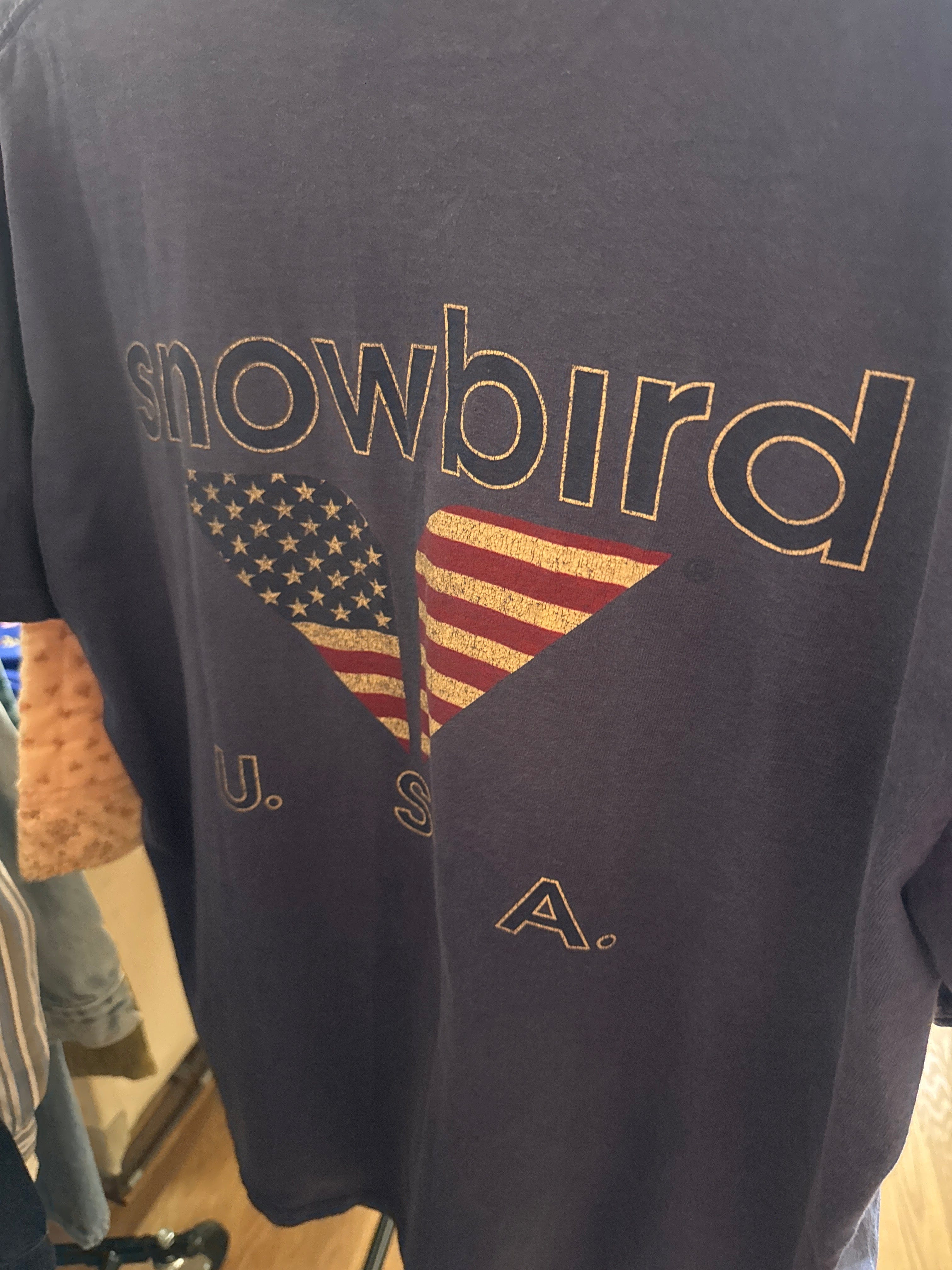 Venus Of The Desert VTG Snowbird USA Cotton SS Tee available in Joshua Tree at JT Trading Post