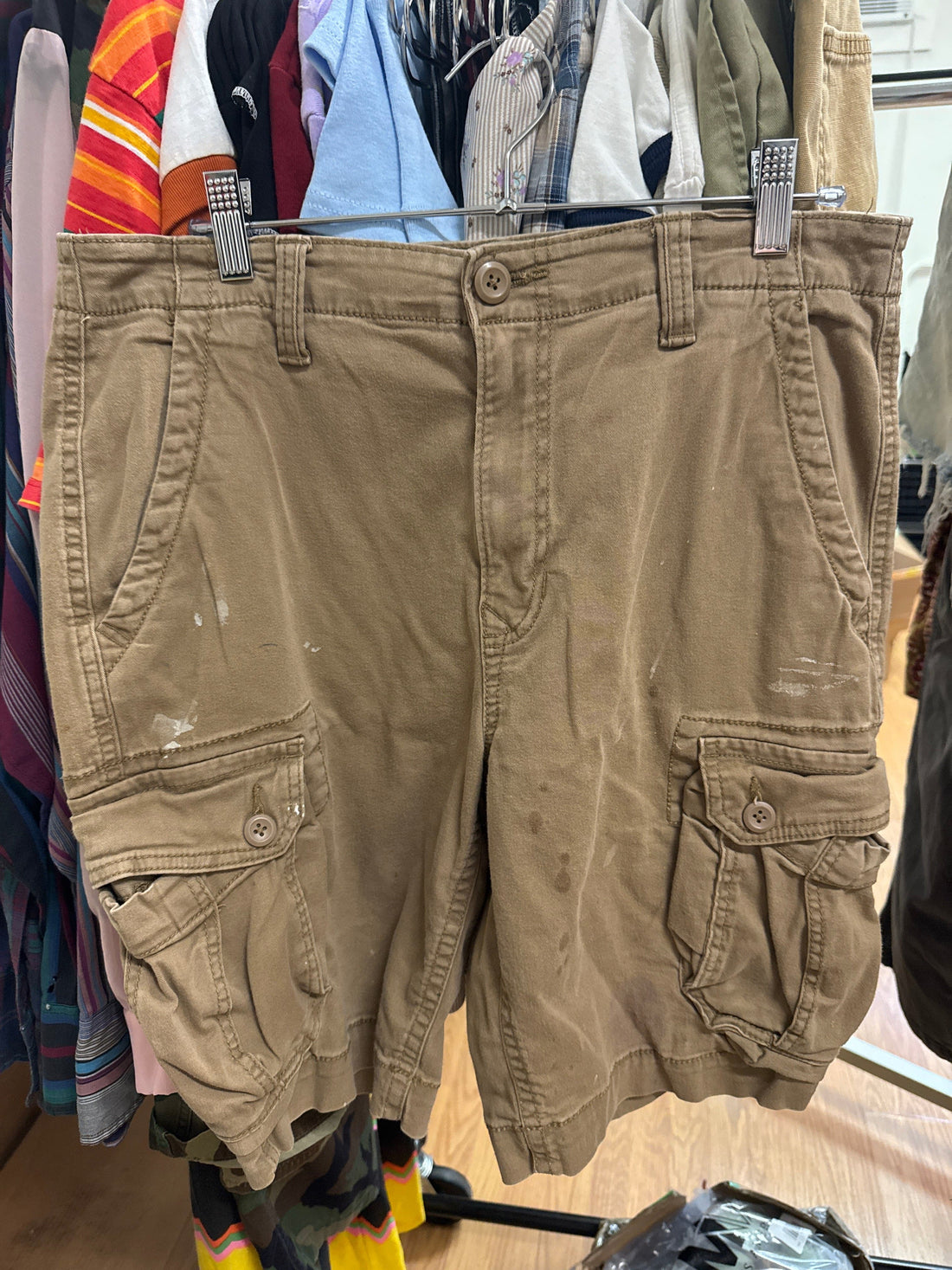 Venus Of The Desert Vtg Splatter Arizona Cargo Shorts available in Joshua Tree at JT Trading Post