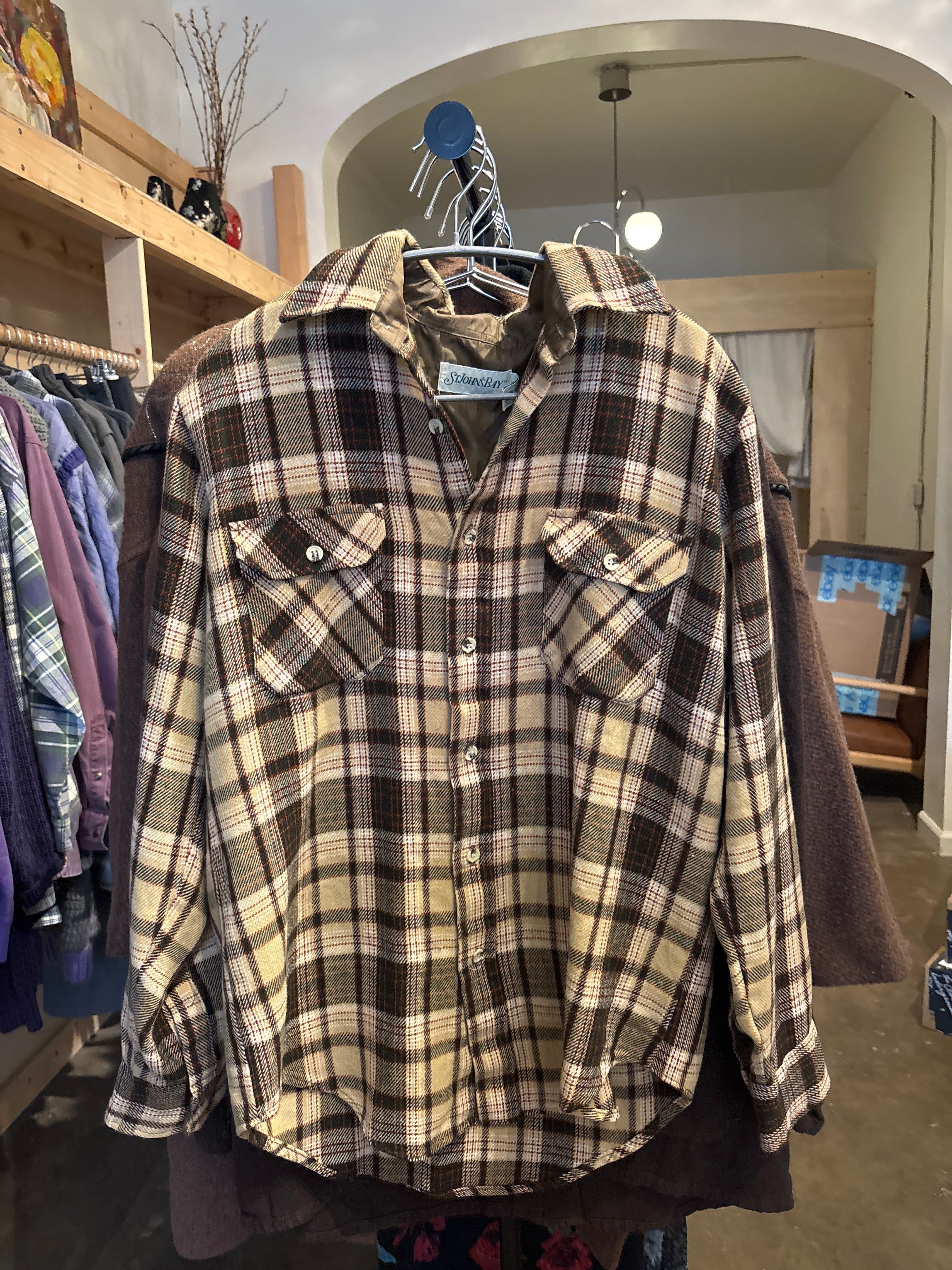 Venus Of The Desert Vtg St John’s classic flannel available in Joshua Tree at JT Trading Post