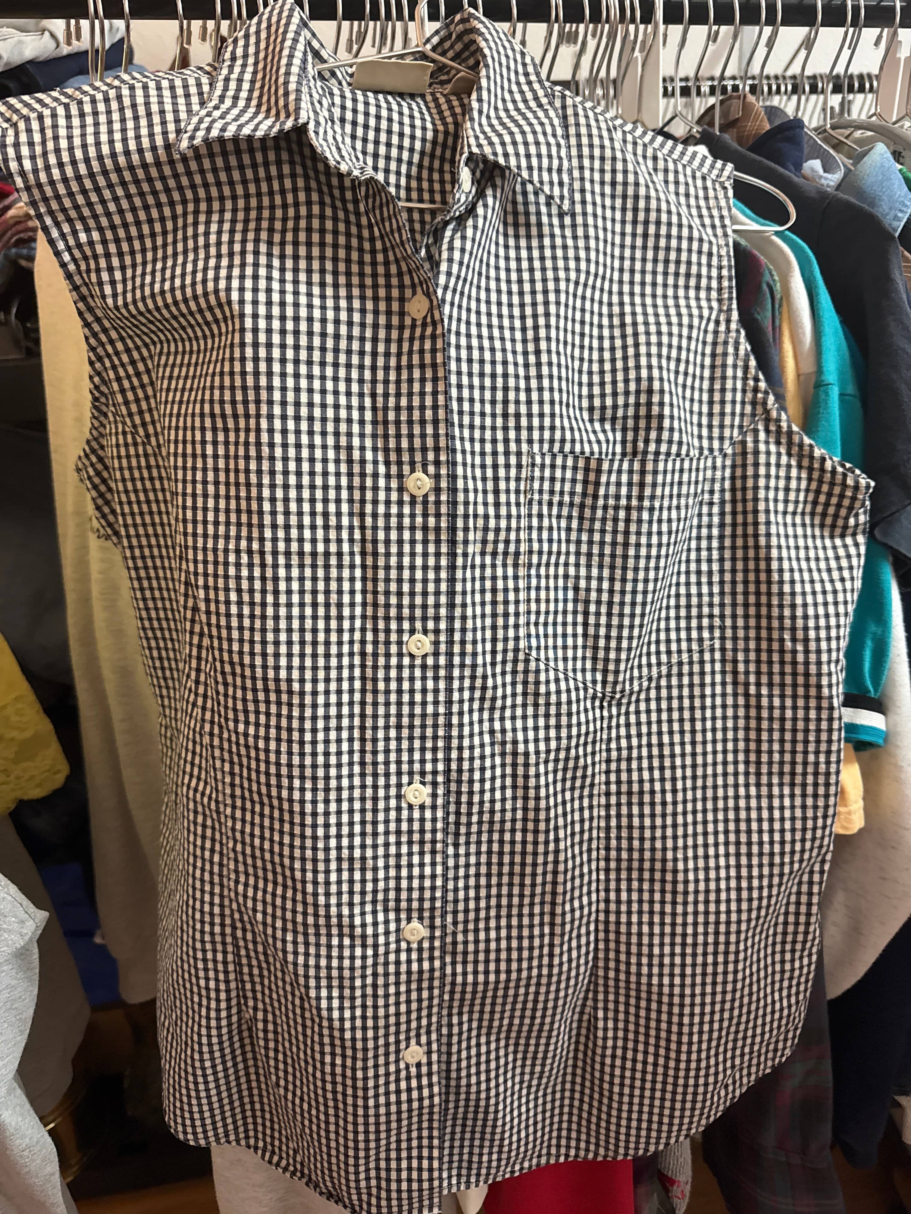 Venus Of The Desert VTG St Johns Cotton Gingham Tank available in Joshua Tree at JT Trading Post