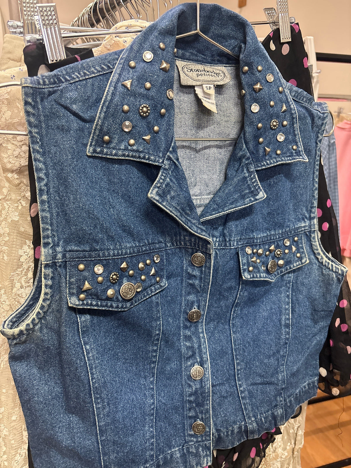 Venus Of The Desert Vtg Stonebridge bedazzled vest available in Joshua Tree at JT Trading Post