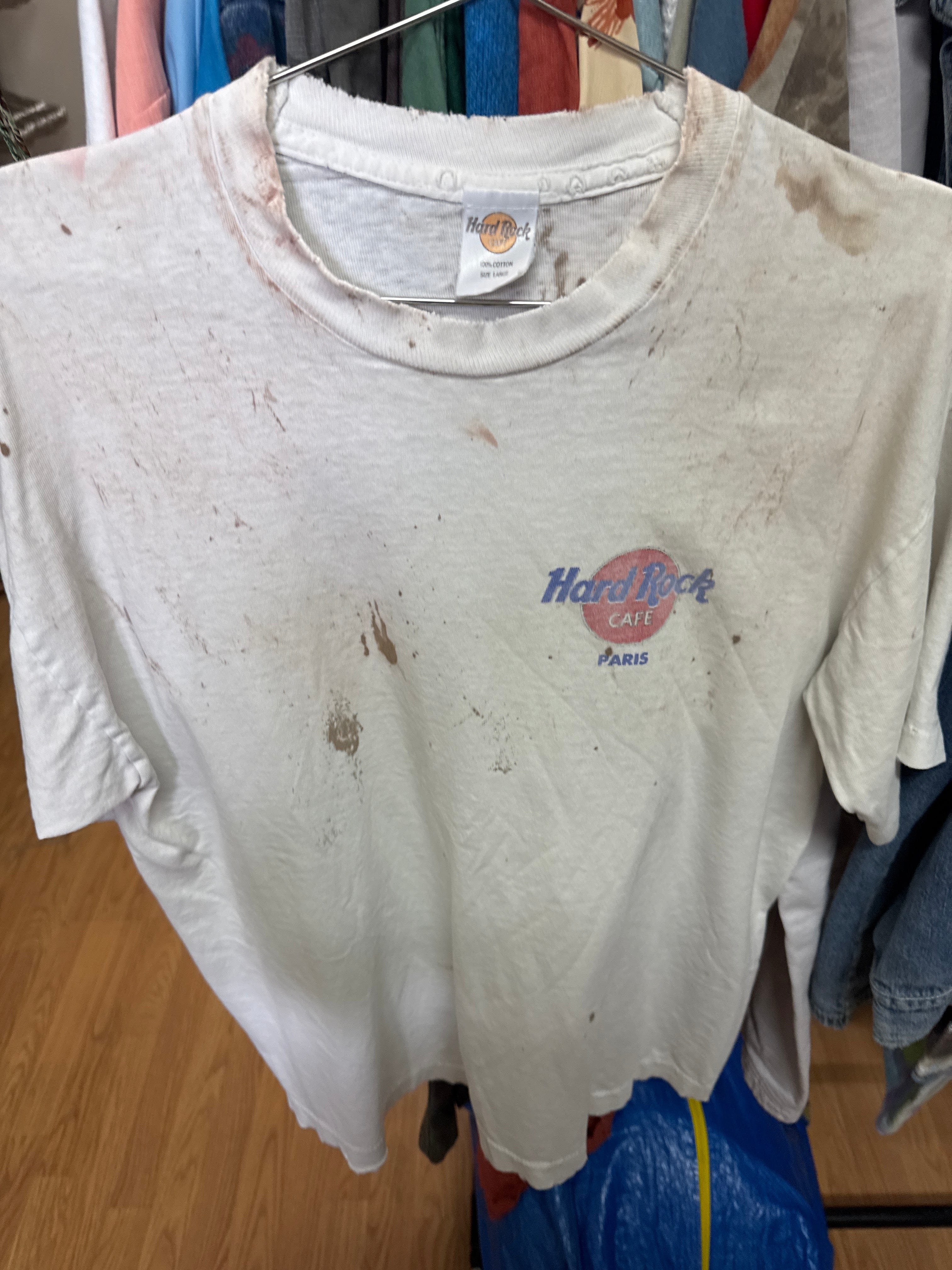 Venus Of The Desert Vtg Thrashed Hard Rock Paris Tee available in Joshua Tree at JT Trading Post