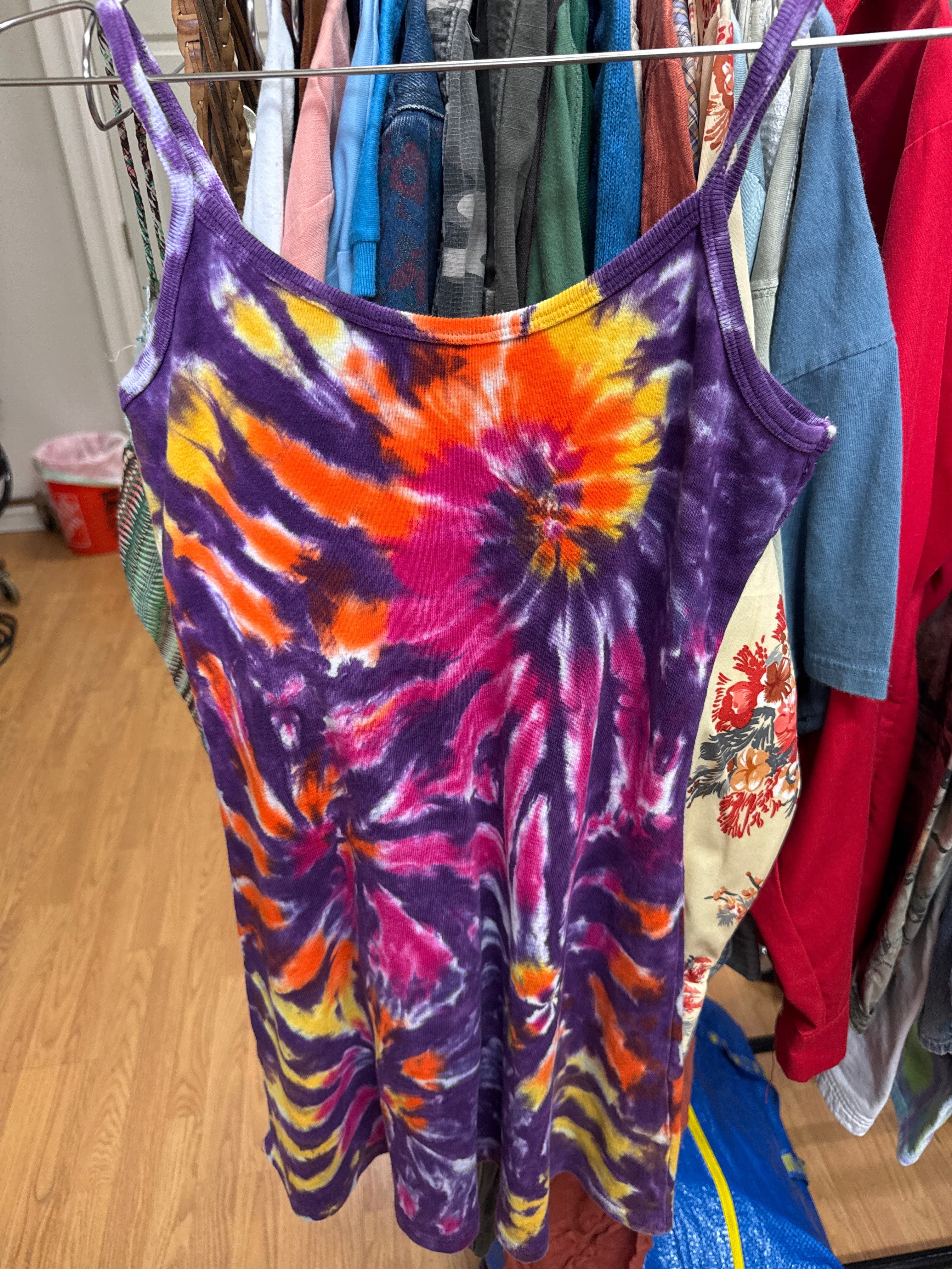 Venus Of The Desert Vtg USA Cotton Tie Dye Dress available in Joshua Tree at JT Trading Post