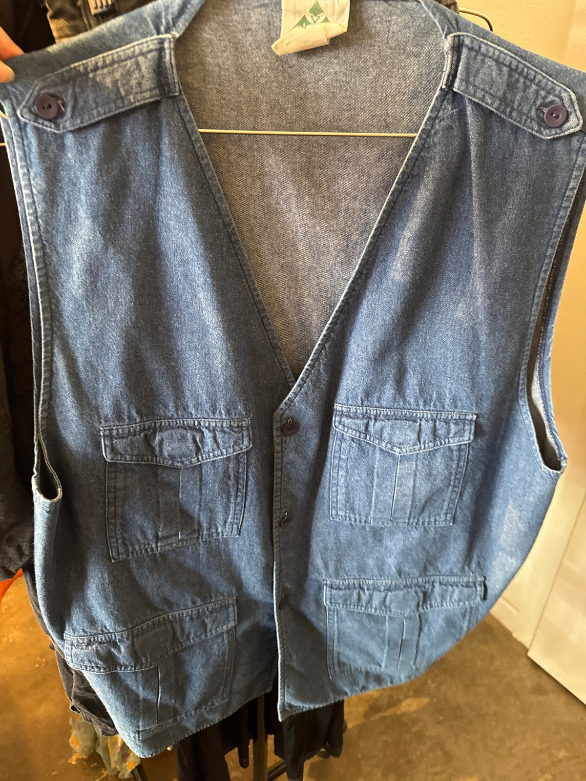 Venus Of The Desert VTG USA Deva Denim Vest available in Joshua Tree at JT Trading Post