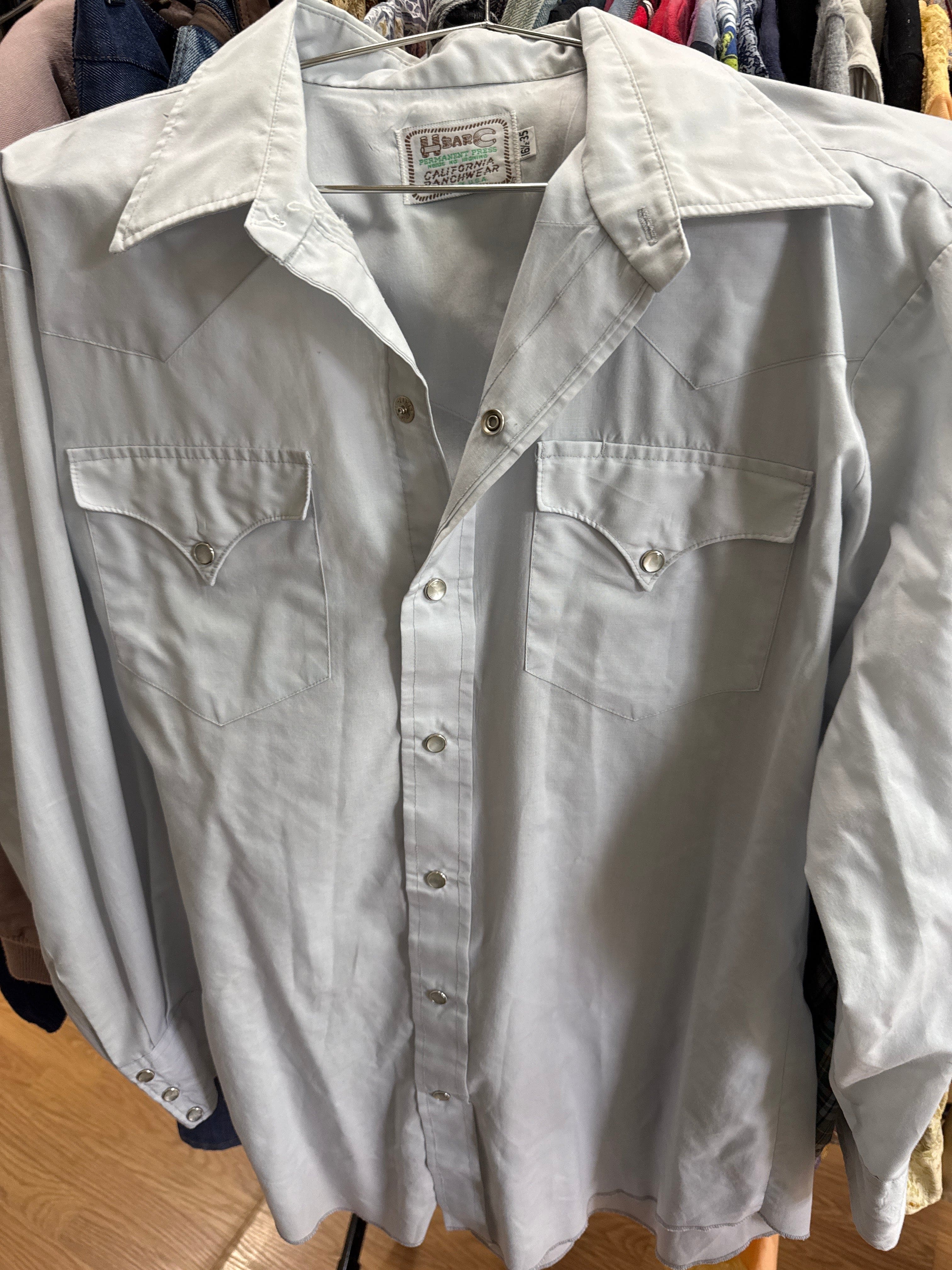 Venus Of The Desert Vtg USA H Bar C Snaps Shirt available in Joshua Tree at JT Trading Post