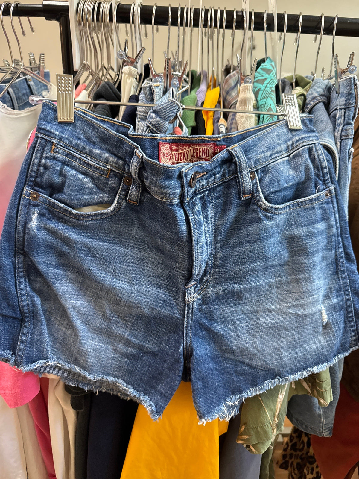 Venus Of The Desert Vtg USA Lucky Denim Cutoffs available in Joshua Tree at JT Trading Post