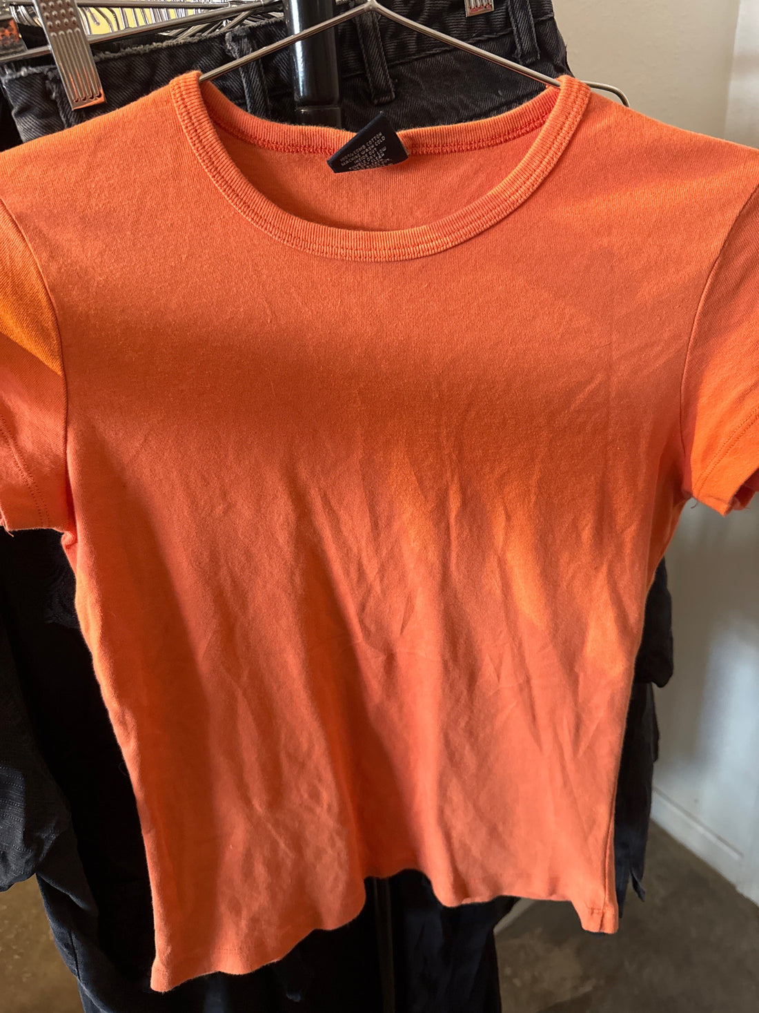 Venus Of The Desert VTG USA OD Coral Baby Tee available in Joshua Tree at JT Trading Post