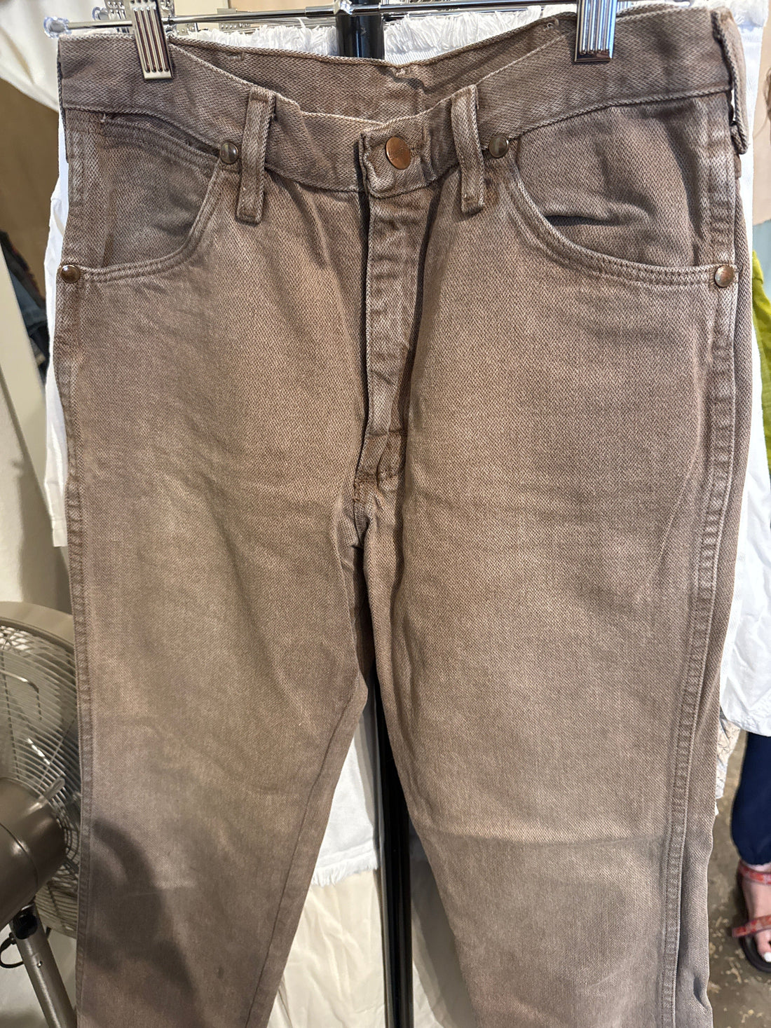 Venus Of The Desert VTG USA Wrangler Brown Denim available in Joshua Tree at JT Trading Post