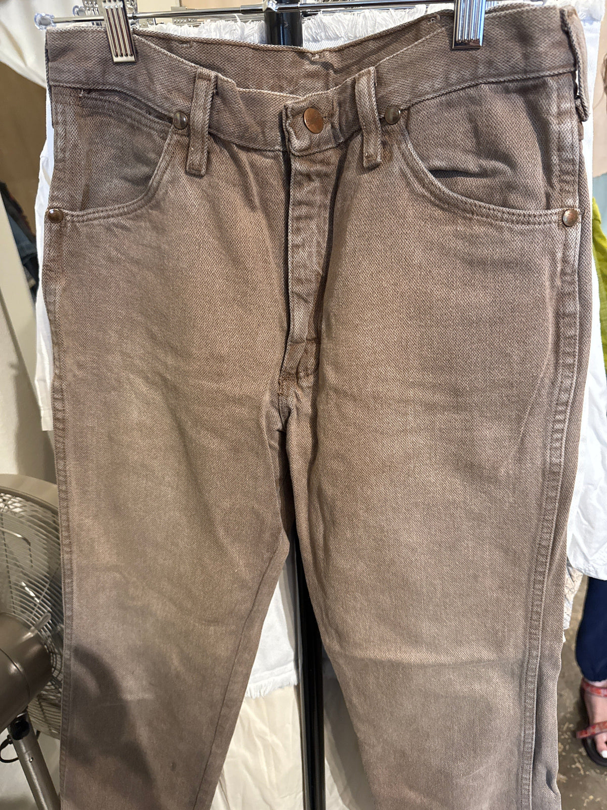 Venus Of The Desert VTG USA Wrangler Brown Denim available in Joshua Tree at JT Trading Post