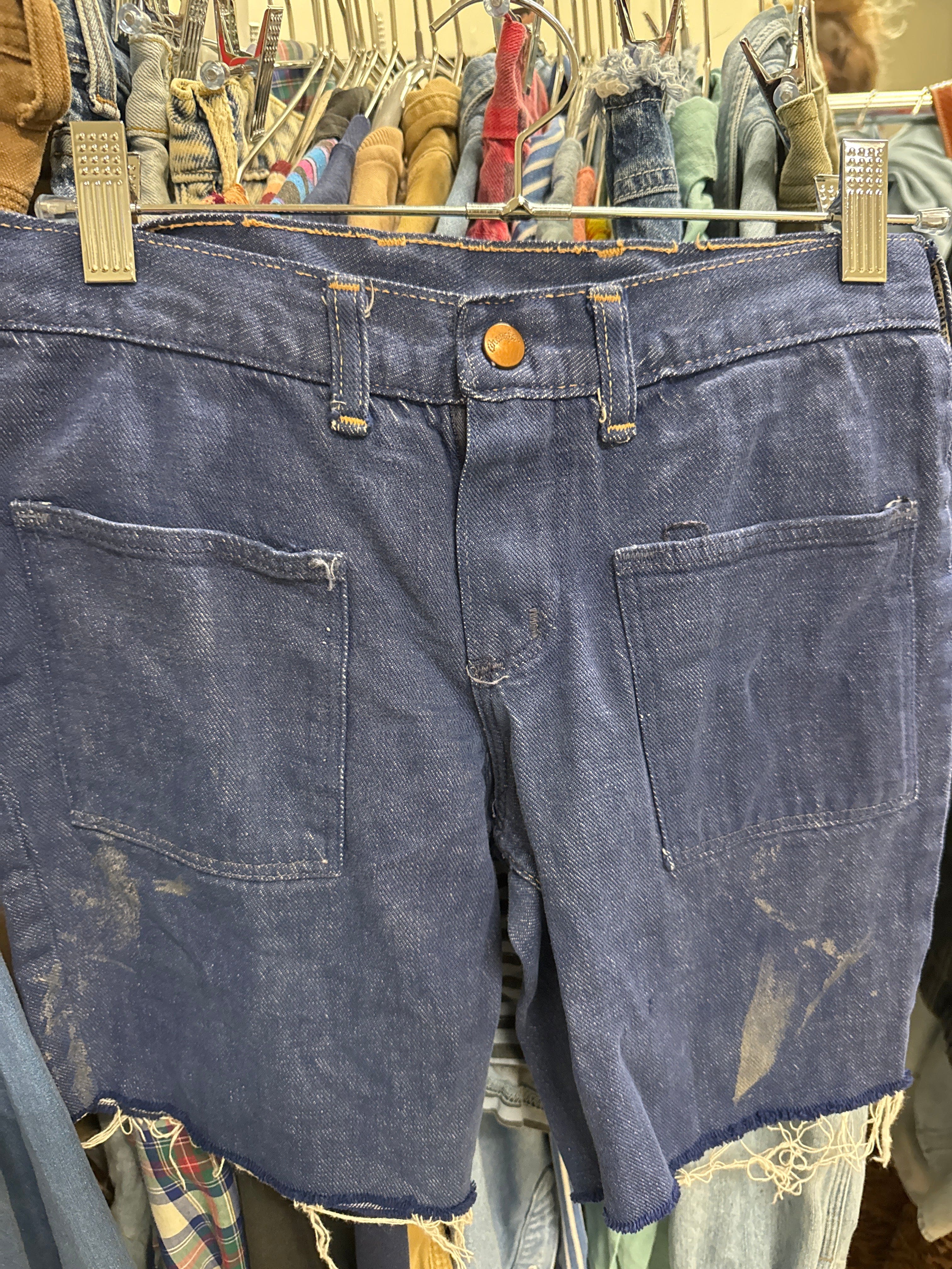 Venus Of The Desert Vtg Wrangler Thrashed Cutoffs available in Joshua Tree at JT Trading Post