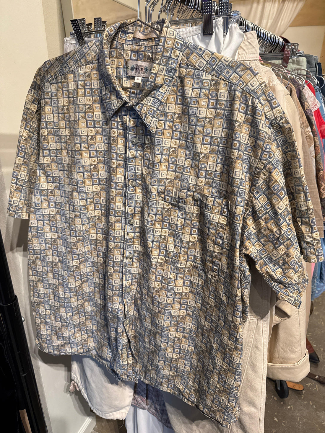 Venus Of The Desert VTG Campia Cotton Patterned SS available in Joshua Tree at JT Trading Post