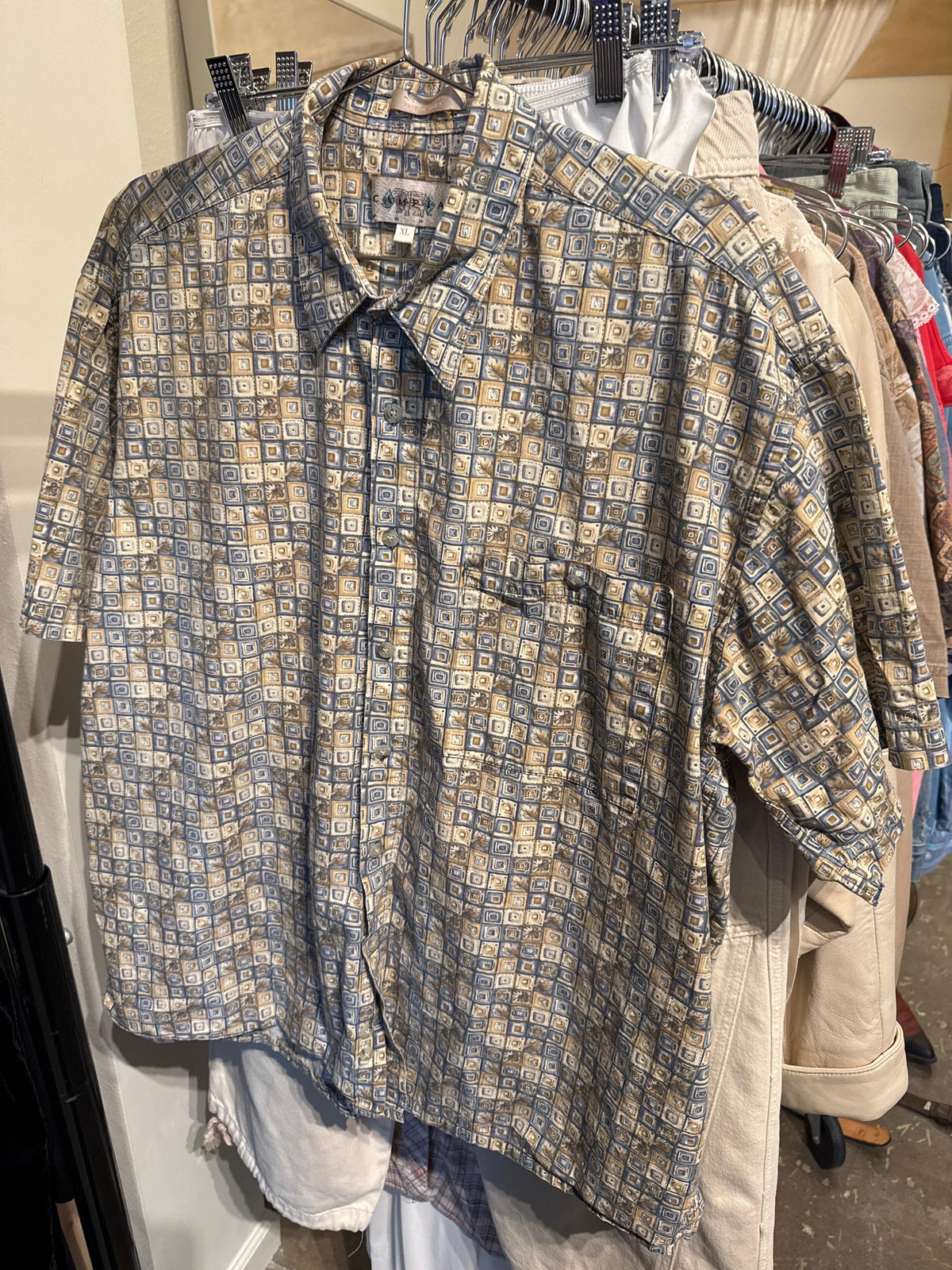 Venus Of The Desert VTG Campia Cotton Patterned SS available in Joshua Tree at JT Trading Post