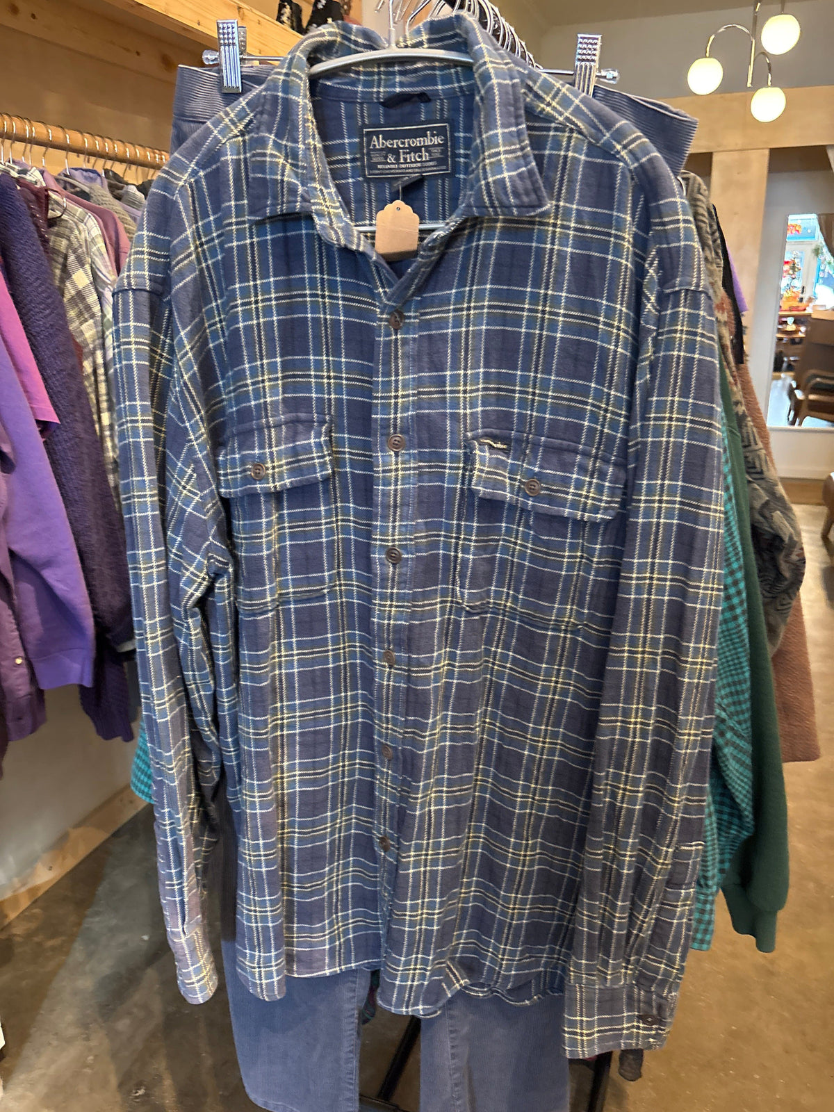 Venus Of The Desert Y2K Abercrombie flannel available in Joshua Tree at JT Trading Post