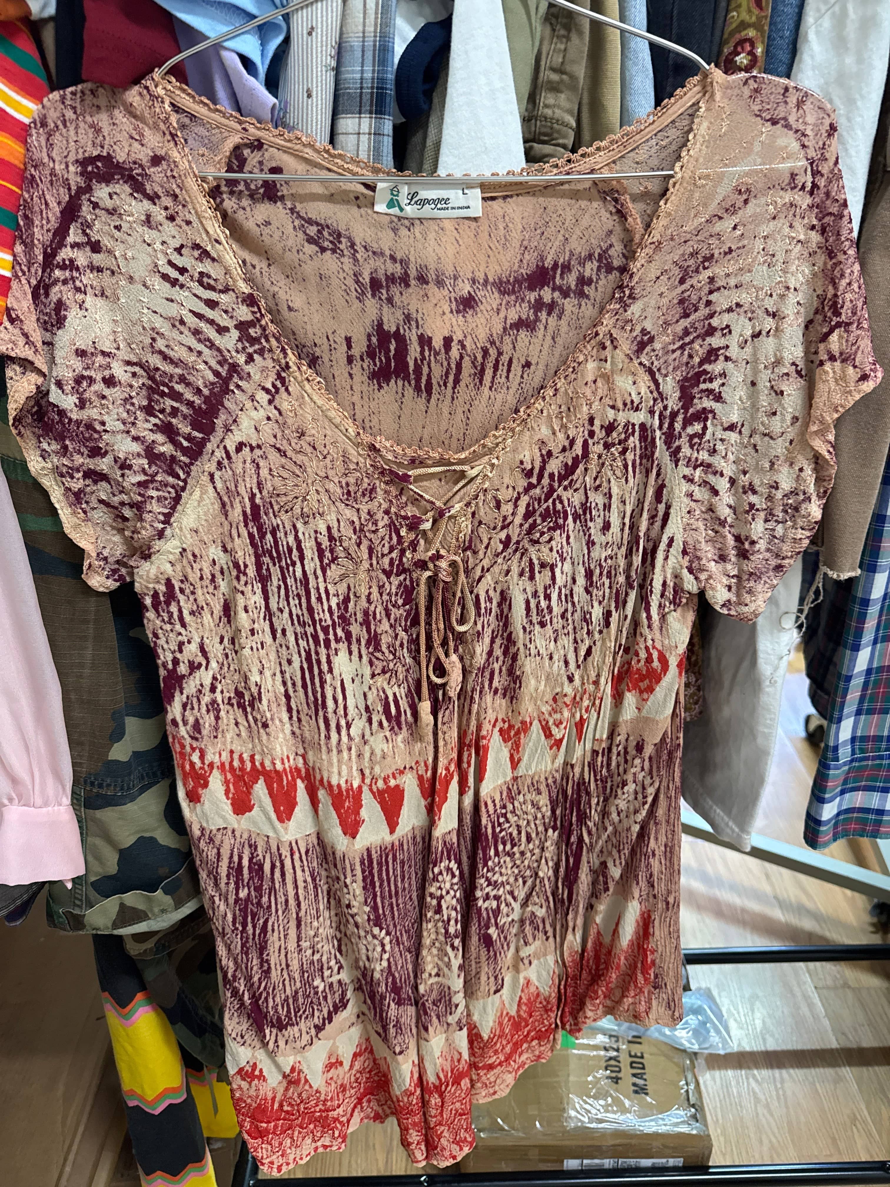 Venus Of The Desert Y2K Lapogee Boho Tunic Dress available in Joshua Tree at JT Trading Post