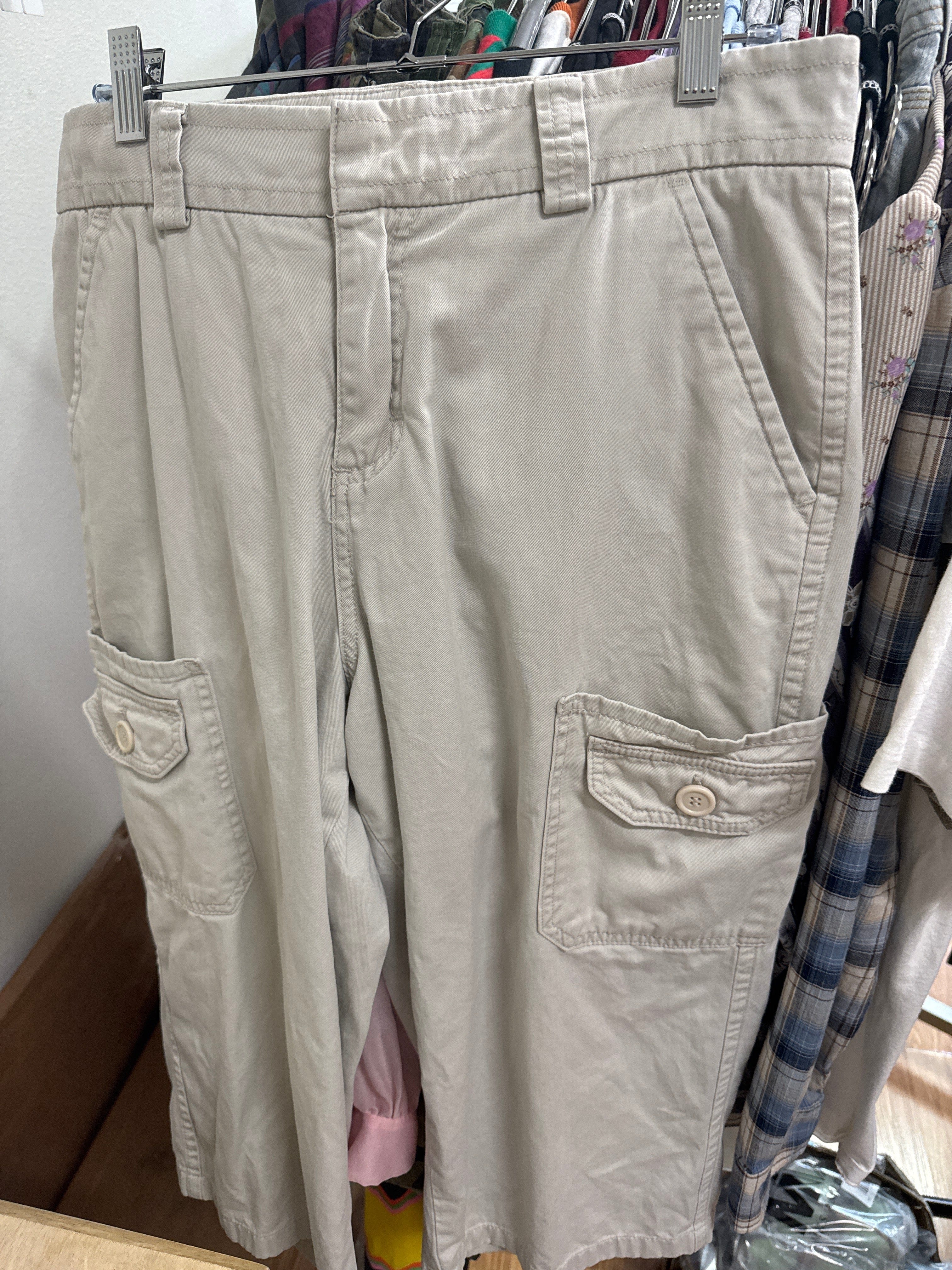 Venus Of The Desert Y2K Lee Khaki Capris available in Joshua Tree at JT Trading Post