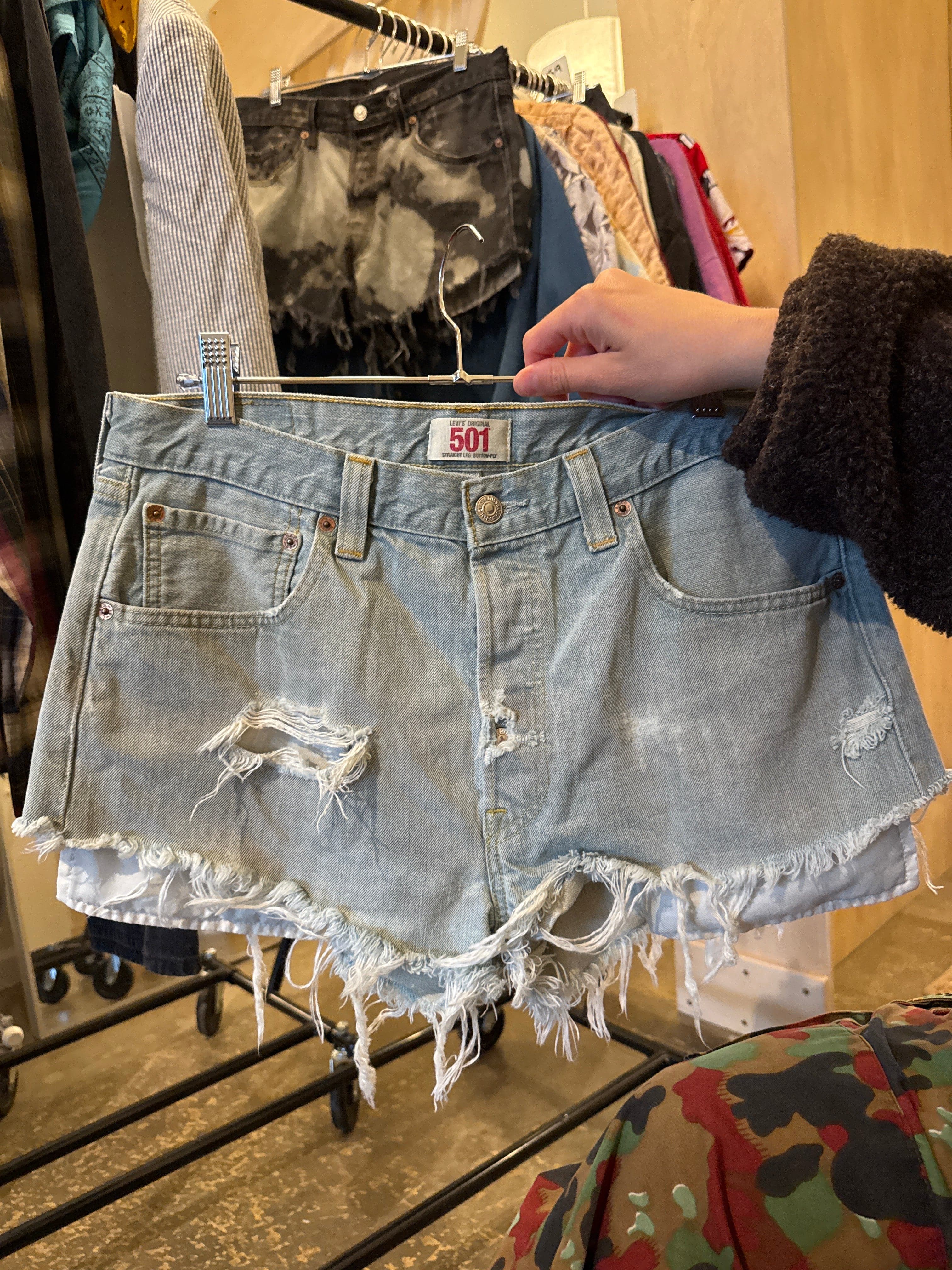 Venus Of The Desert Y2K Levis 501 Cutoffs available in Joshua Tree at JT Trading Post