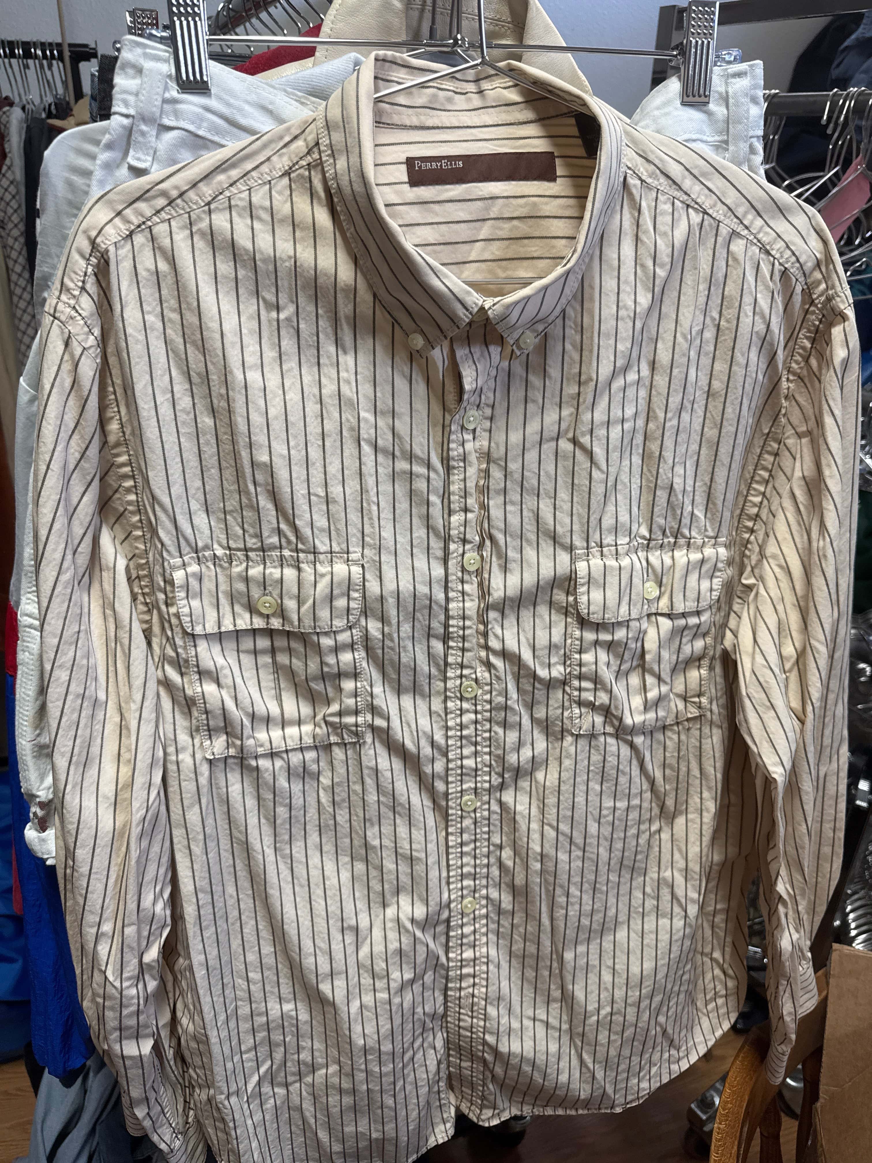 Venus Of The Desert Y2K Perry Ellis Button Down available in Joshua Tree at JT Trading Post