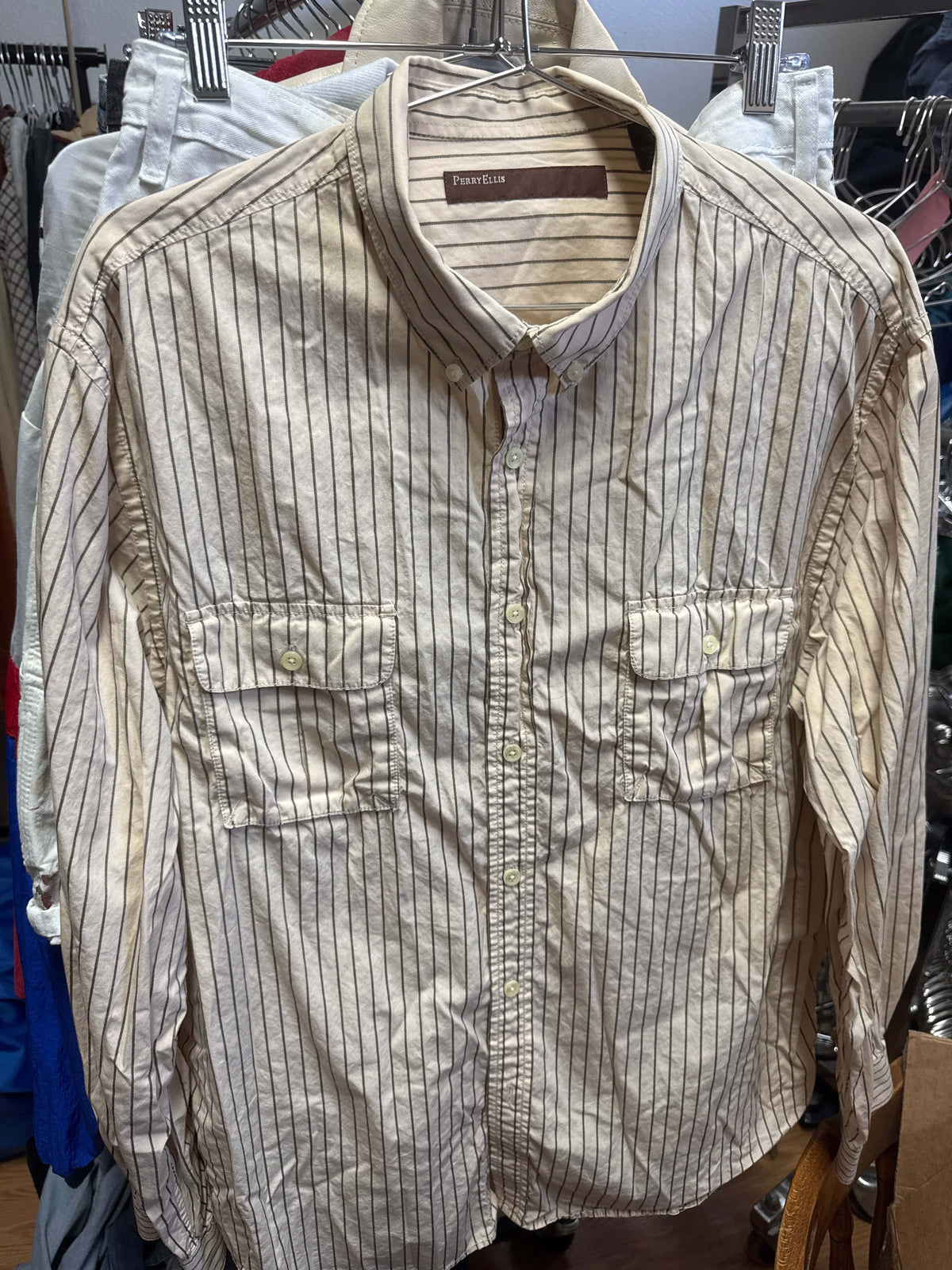 Y2K Perry Ellis Button Down