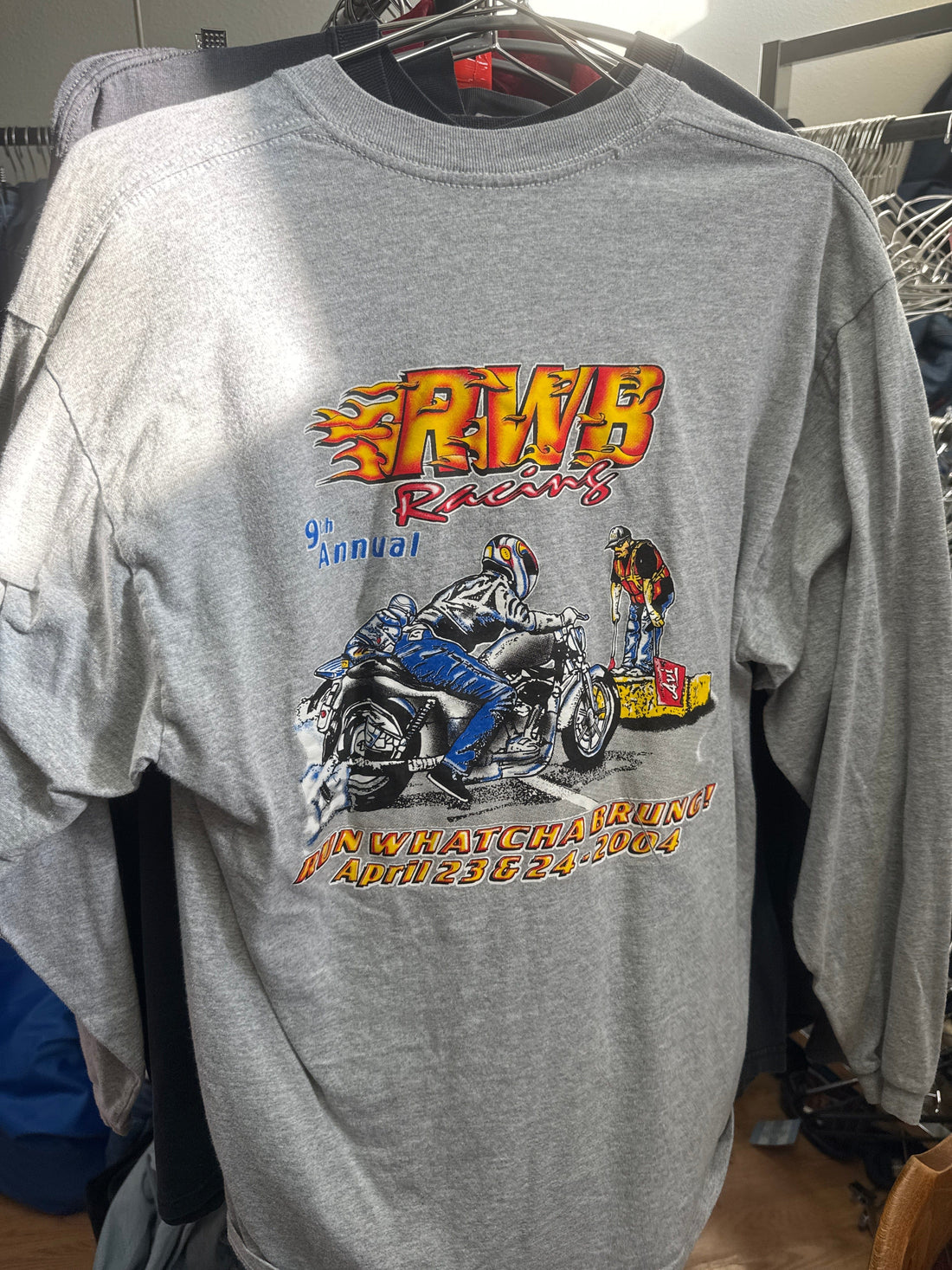 Venus Of The Desert Y2K RWB Motorcycle LS Tee available in Joshua Tree at JT Trading Post