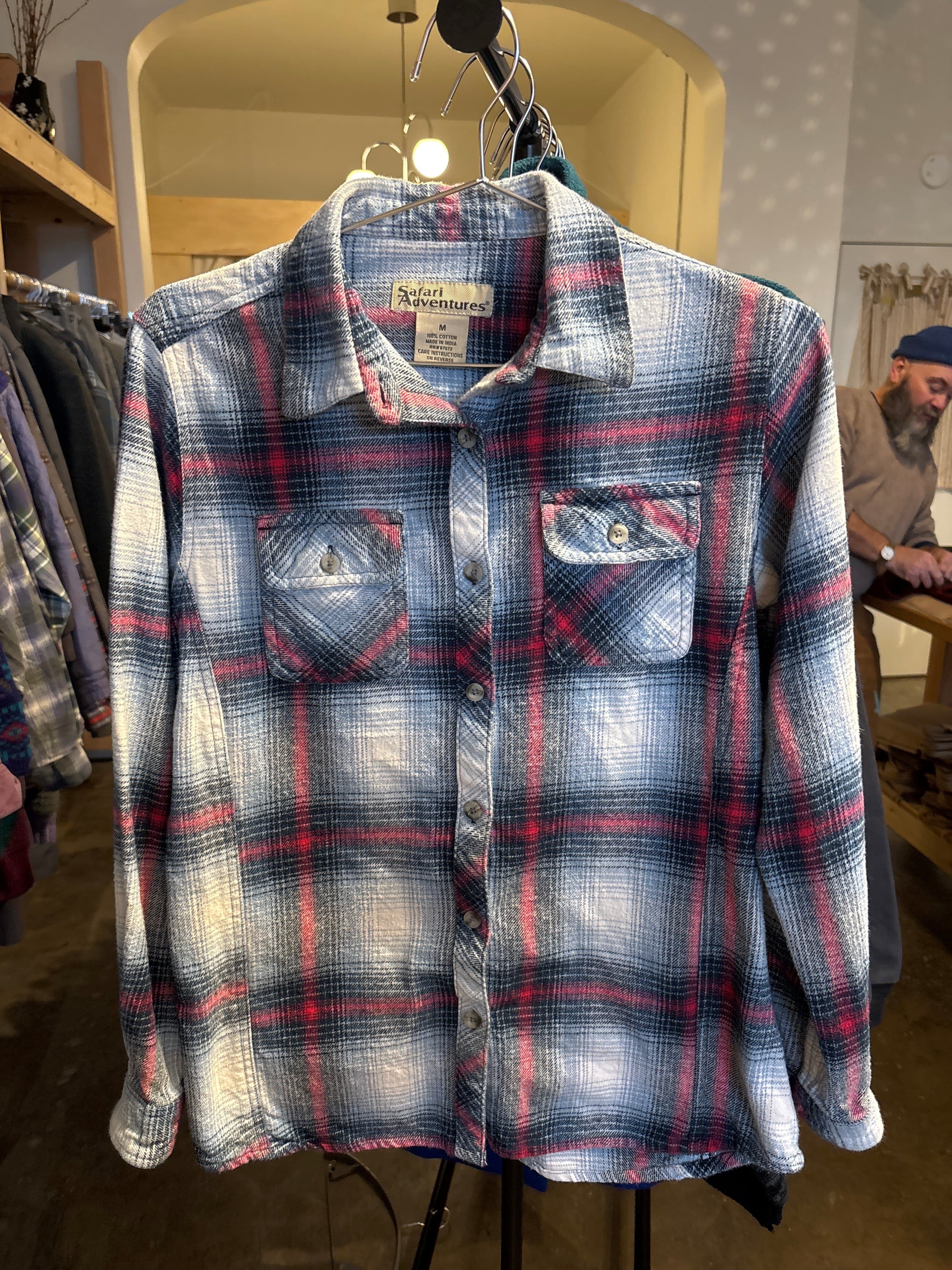 Venus Of The Desert Y2K safari cotton flannel available in Joshua Tree at JT Trading Post